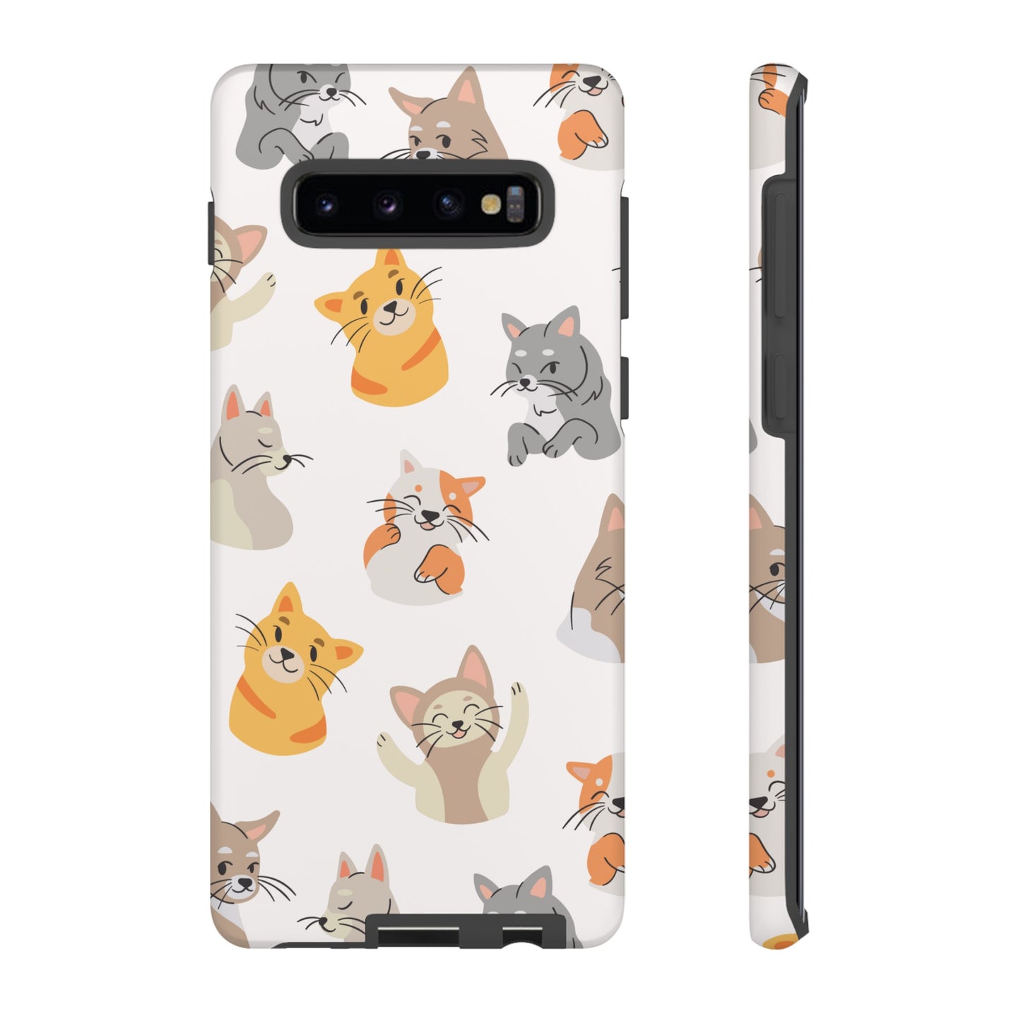 Adorable Cats Wallpaper Phone Case | iPhone 15 Plus/ Pro, 14, 13, 12| Google Pixel 7, Pro, 5| Samsung Galaxy S23 All Major Phone Models