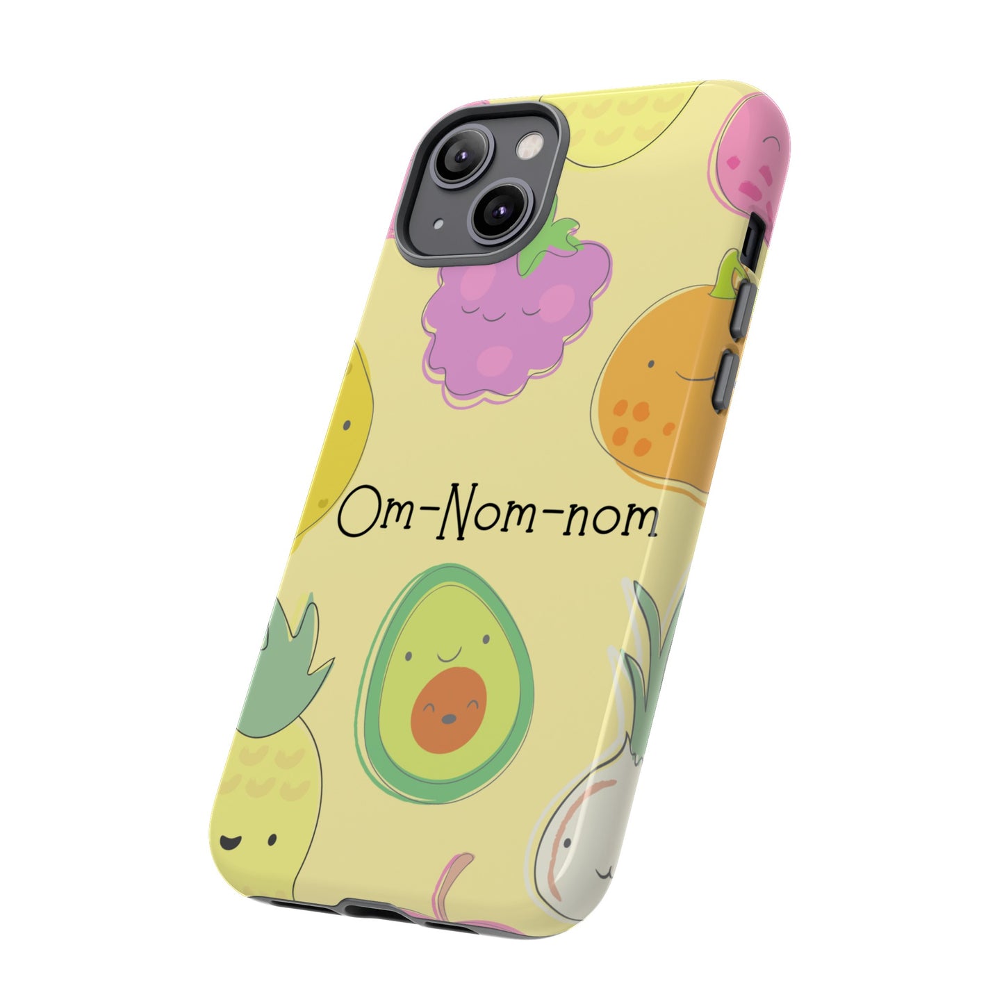 Om-Nom-Nom Phone Case | iPhone 15 Plus/ Pro, 14, 13, 12| Google Pixel 7, Pro, 5| Samsung Galaxy S23 All Major Phone Models