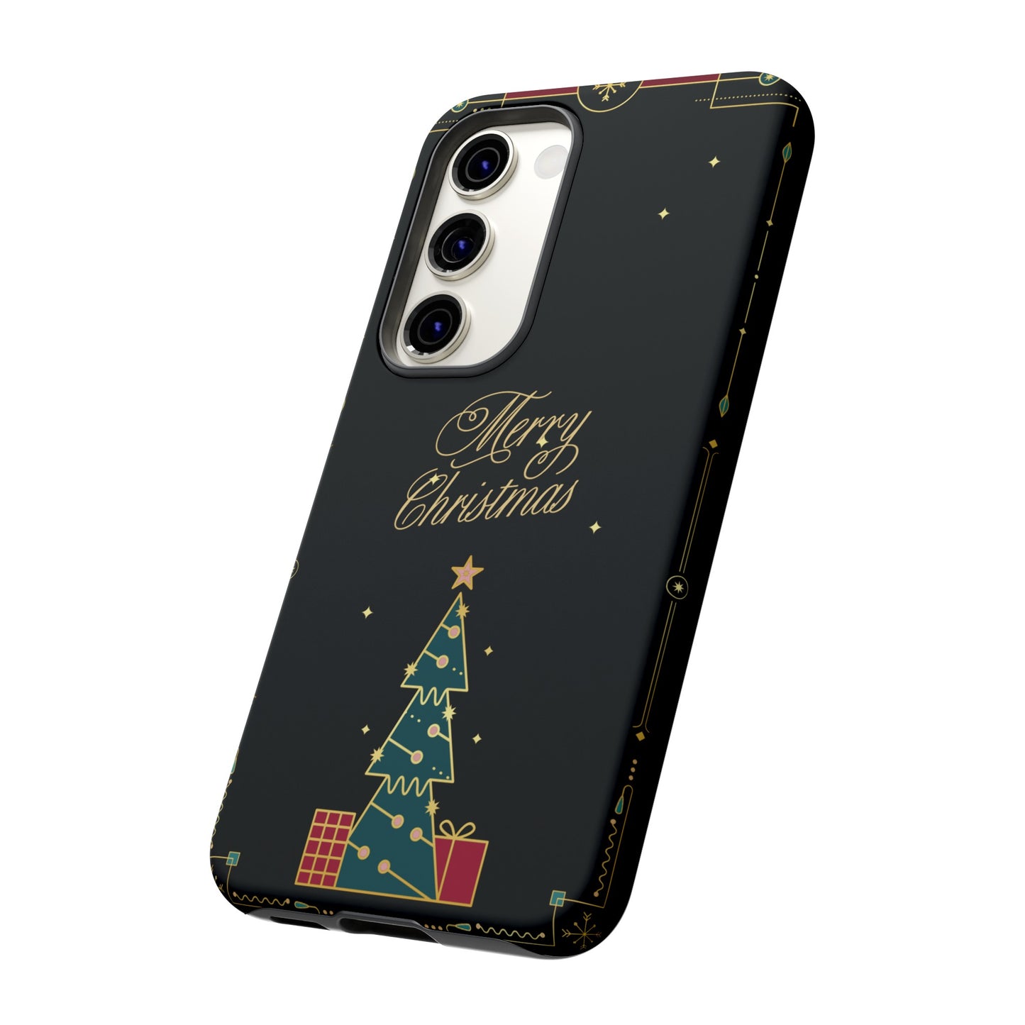 Christmas Tree Wallpaper Phone Case | iPhone 15 Plus/ Pro, 14, 13, 12| Google Pixel 7, Pro, 5| Samsung Galaxy S23 All Major Phone Models