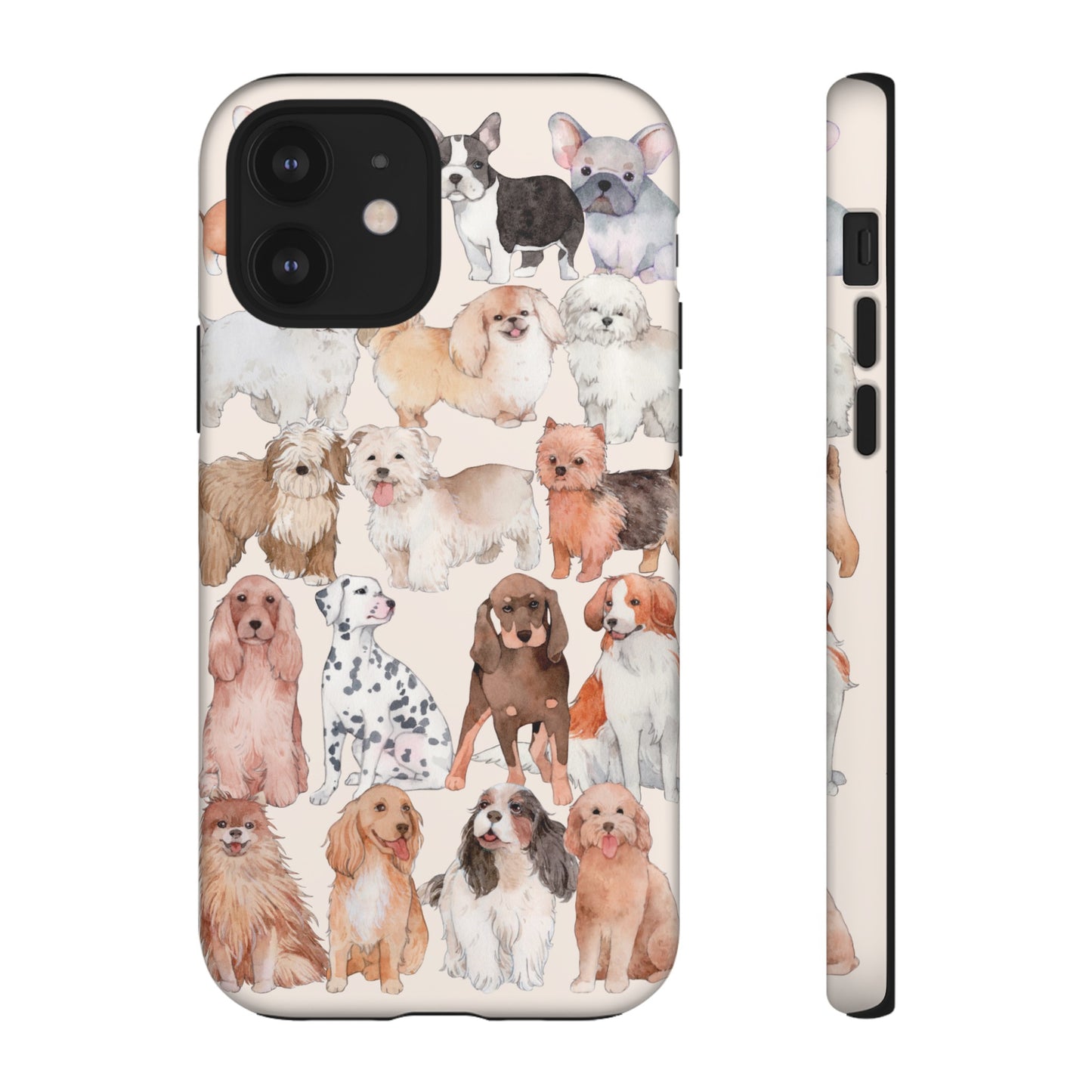 Dog Collage Wallpaper Phone Case | iPhone 15 Plus/ Pro, 14, 13, 12| Google Pixel 7, Pro, 5| Samsung Galaxy S23 All Major Phone Models