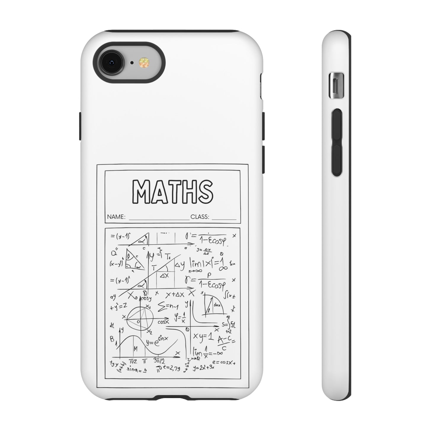 Maths Class Wallpaper Phone Case | iPhone 15 Plus/ Pro, 14, 13, 12| Google Pixel 7, Pro, 5| Samsung Galaxy S23 All Major Phone Models