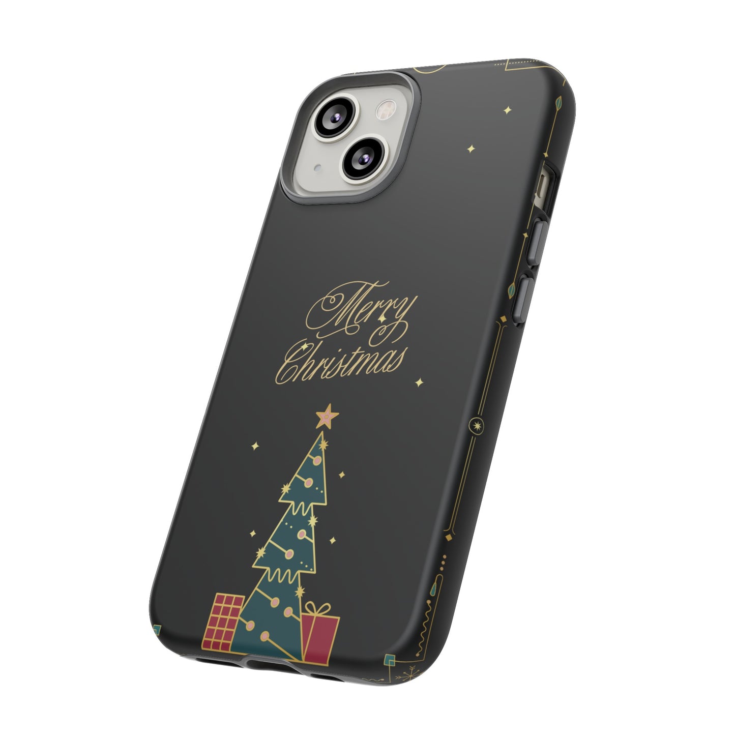 Christmas Tree Wallpaper Phone Case | iPhone 15 Plus/ Pro, 14, 13, 12| Google Pixel 7, Pro, 5| Samsung Galaxy S23 All Major Phone Models