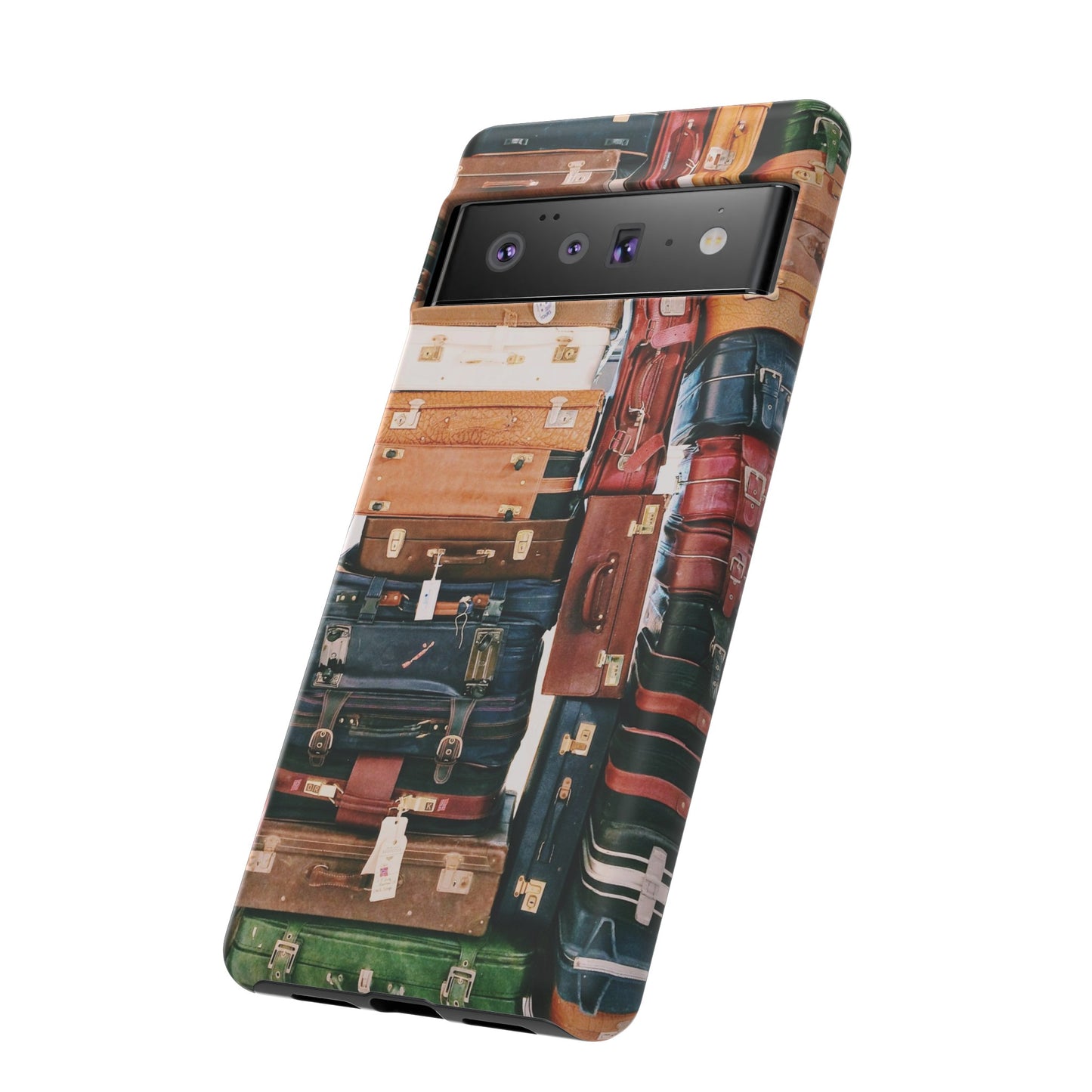 Suitcase Wallpaper Phone Case | iPhone 15 Plus/ Pro, 14, 13, 12| Google Pixel 7, Pro, 5| Samsung Galaxy S23 All Major Phone Models