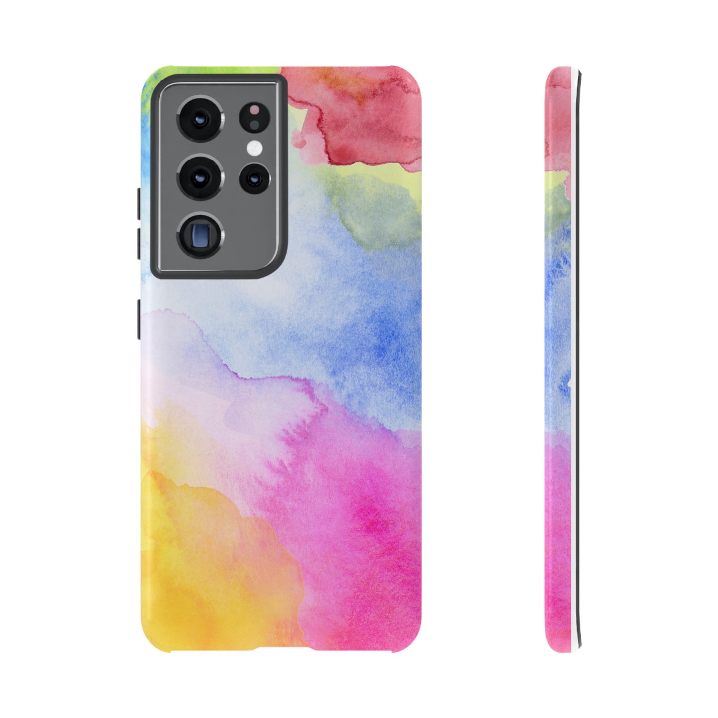 Watercolour Rainbow Phone Case | iPhone 15 Plus/ Pro, 14, 13, 12| Google Pixel 7, Pro, 5| Samsung Galaxy S23 All Major Phone Models