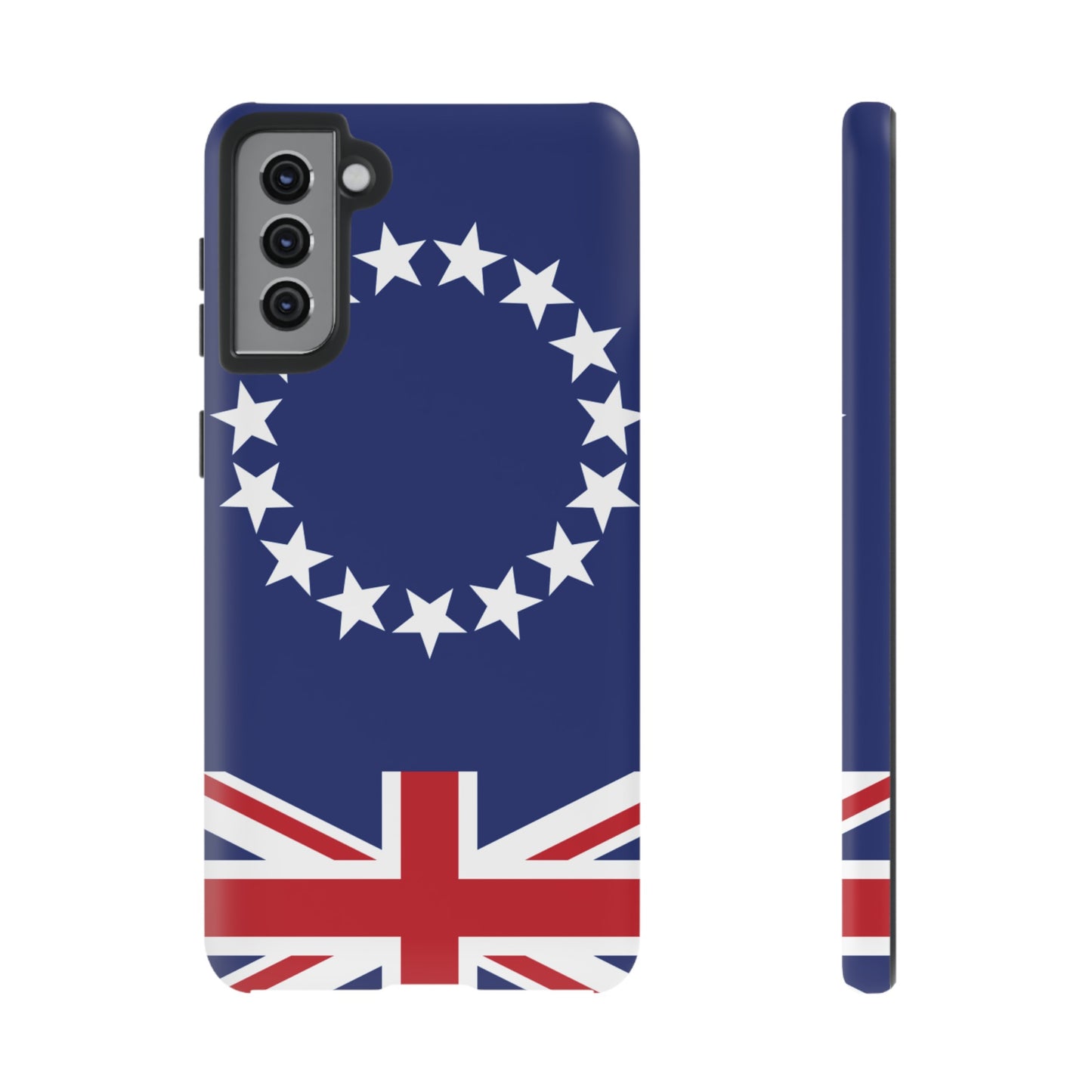 Cook Islands Flag Phone Case | iPhone 15 Plus/ Pro, 14, 13, 12| Google Pixel 7, Pro, 5| Samsung Galaxy S23 All Major Phone Models