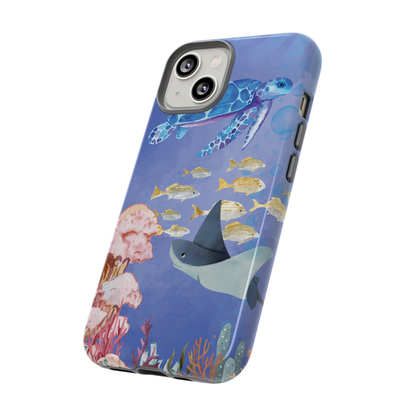 Underwater Scene Wallpaper Phone Case | iPhone 15 Plus/ Pro, 14, 13, 12| Google Pixel 7, Pro, 5| Samsung Galaxy S23 All Major Phone Models