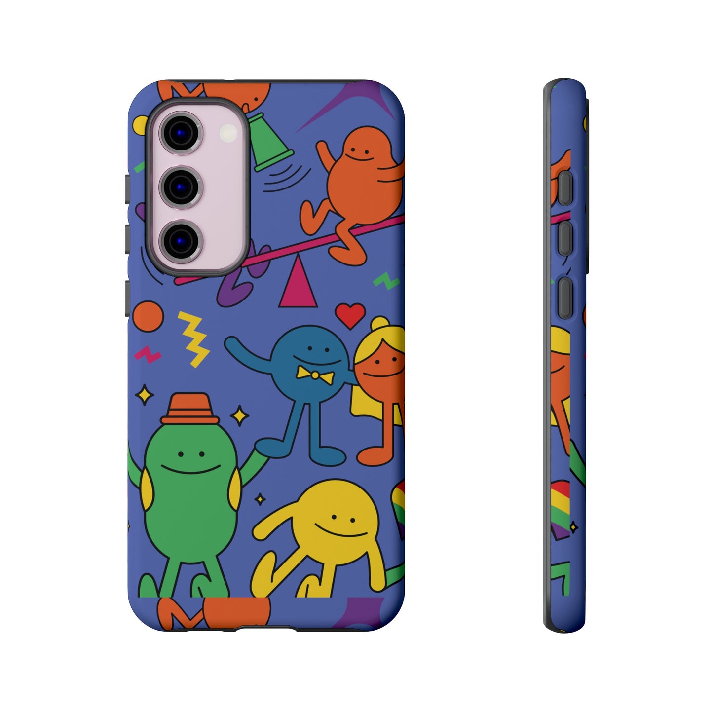 Colourful Cartoon Wallpaper Phone Case | iPhone 15 Plus/ Pro, 14, 13, 12| Google Pixel 7, Pro, 5| Samsung Galaxy S23 All Major Phone Models