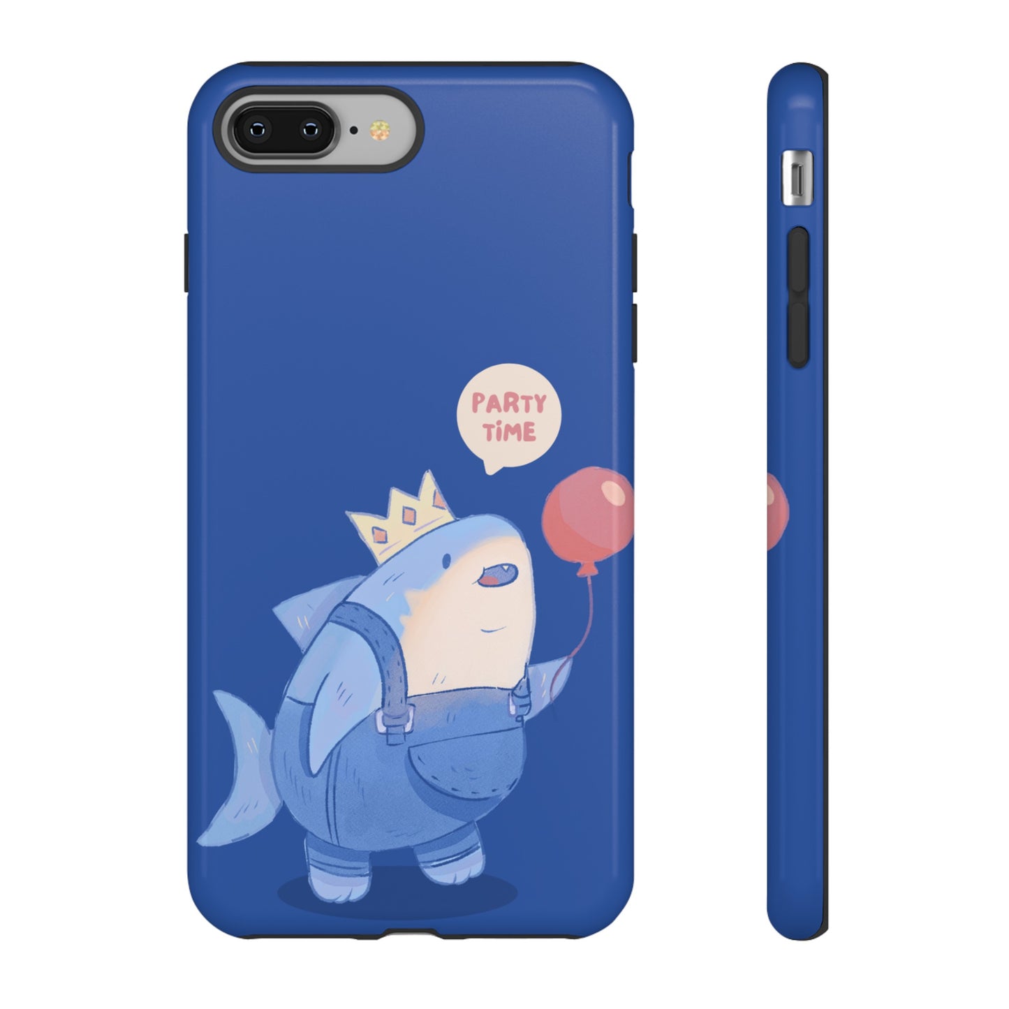 Shark Party Time Phone Case | iPhone 15 Plus/ Pro, 14, 13, 12| Google Pixel 7, Pro, 5| Samsung Galaxy S23 All Major Phone Models