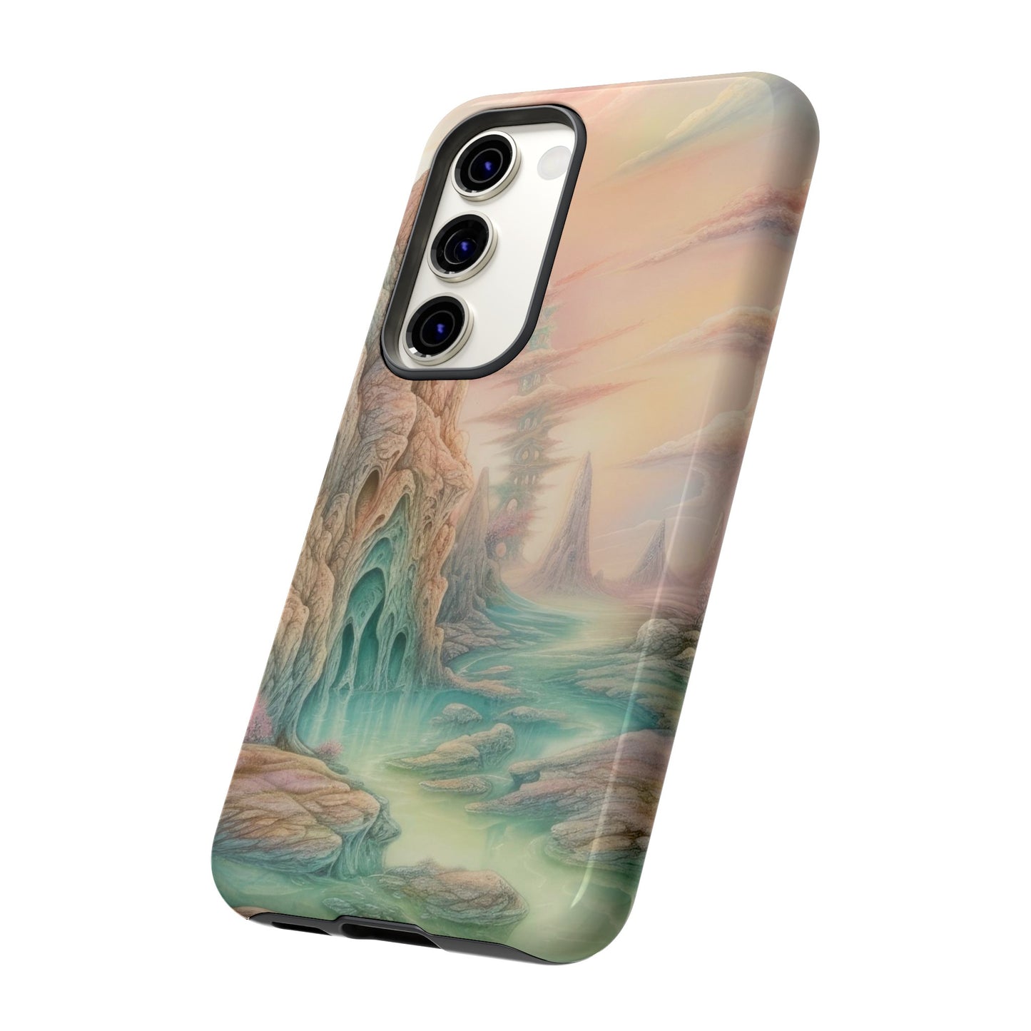 Caves Sci-Fi Wallpaper Phone Case | iPhone 15 Plus/ Pro, 14, 13, 12| Google Pixel 7, Pro, 5| Samsung Galaxy S23 All Major Phone Models