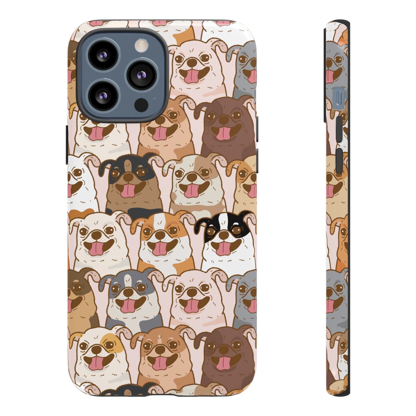 Dog Line Up Phone Case | iPhone 15 Plus/ Pro, 14, 13, 12| Google Pixel 7, Pro, 5| Samsung Galaxy S23 All Major Phone Models