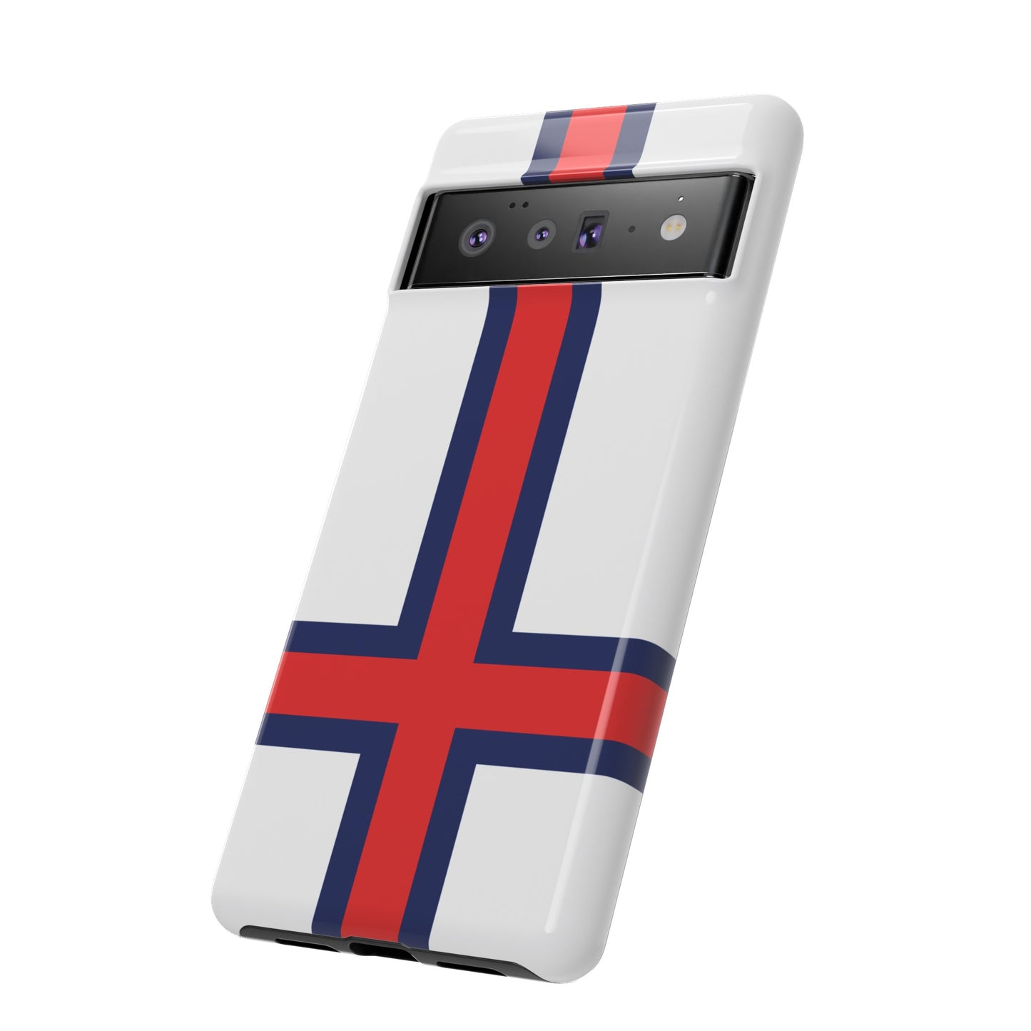 Faroe Island Denmark Flag Phone Case | iPhone 15 Plus/ Pro, 14, 13, 12| Google Pixel 7, Pro, 5| Samsung Galaxy S23 All Major Phone Models