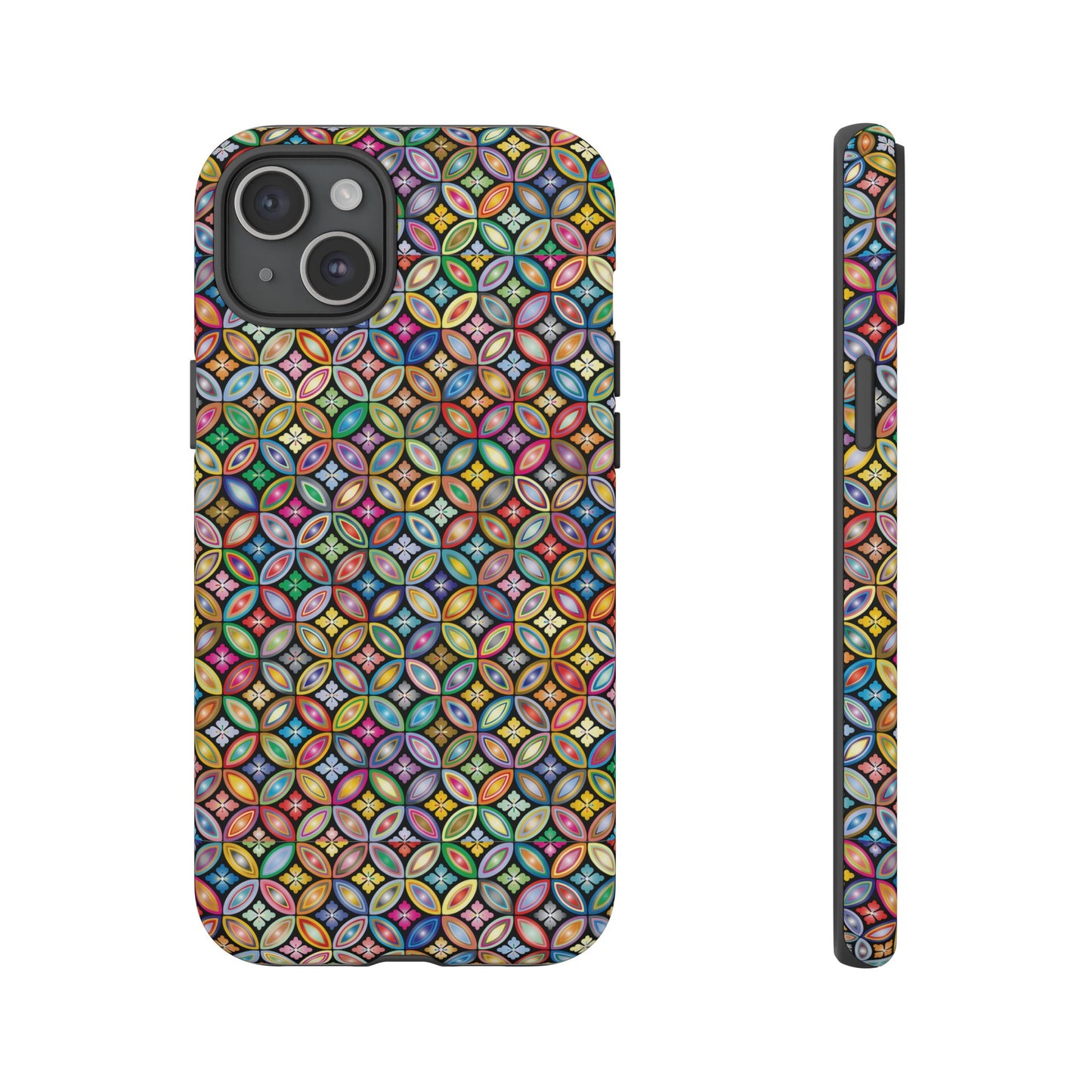 Geometric Pattern Wallpaper Phone Case | iPhone 15 Plus/ Pro, 14, 13, 12| Google Pixel 7, Pro, 5| Samsung Galaxy S23 All Major Phone Models