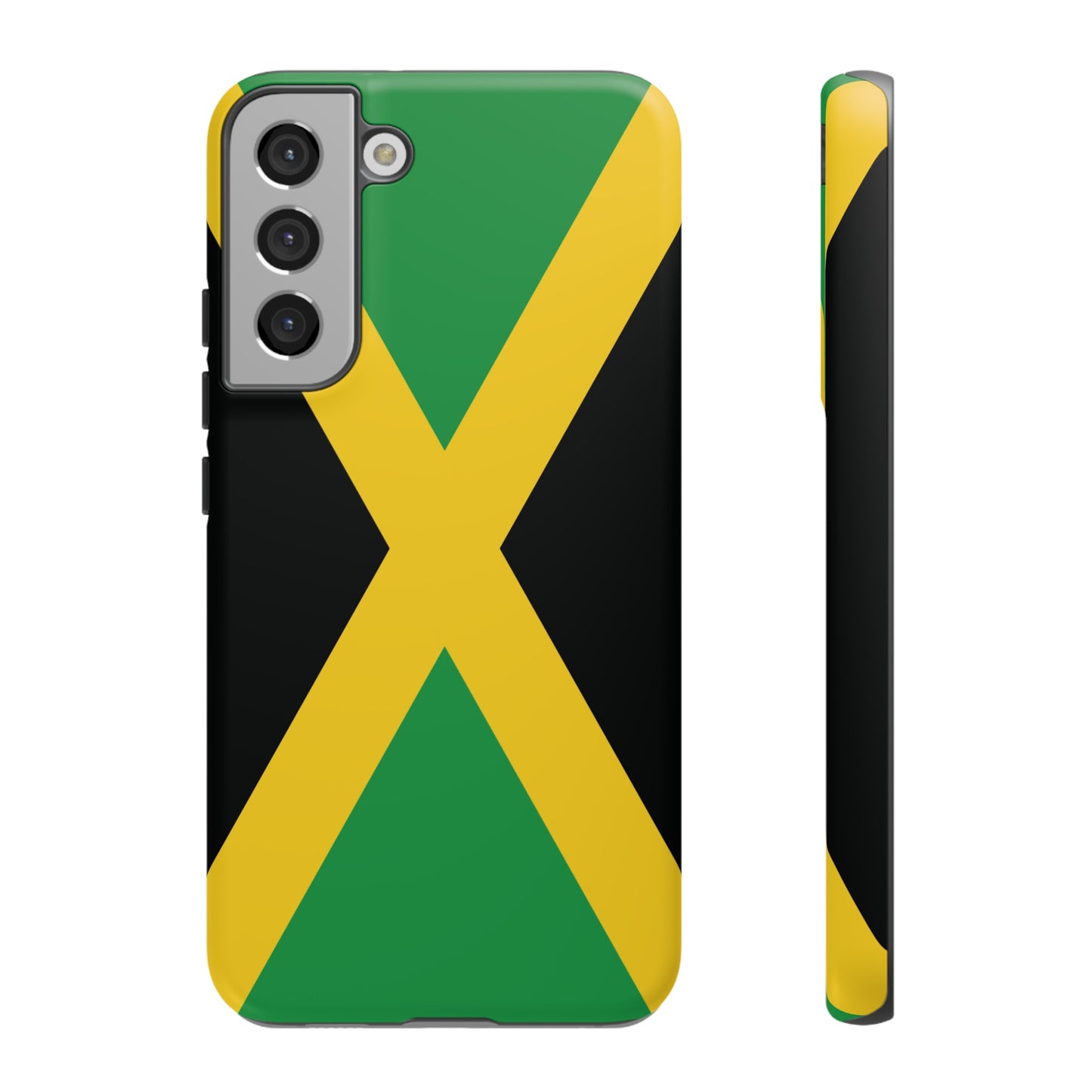 Jamaica Flag Phone Case | iPhone 15 Plus/ Pro, 14, 13, 12| Google Pixel 7, Pro, 5| Samsung Galaxy S23 All Major Phone Models