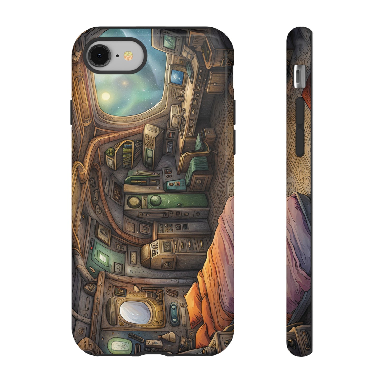 Cosy Spaceship Wallpaper Phone Case | iPhone 15 Plus/ Pro, 14, 13, 12| Google Pixel 7, Pro, 5| Samsung Galaxy S23 All Major Phone Models