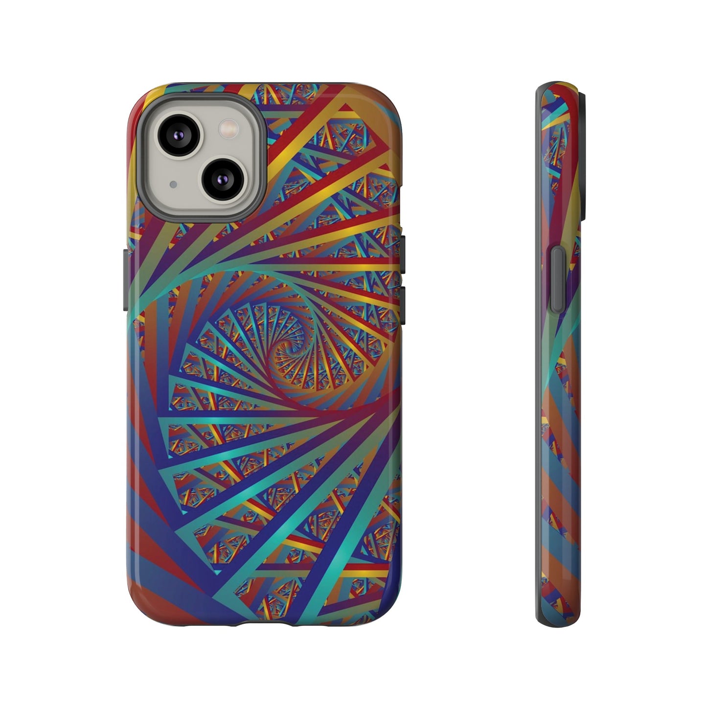 Colourful Spiral Wallpaper Phone Case | iPhone 15 Plus/ Pro, 14, 13, 12| Google Pixel 7, Pro, 5| Samsung Galaxy S23 All Major Phone Models