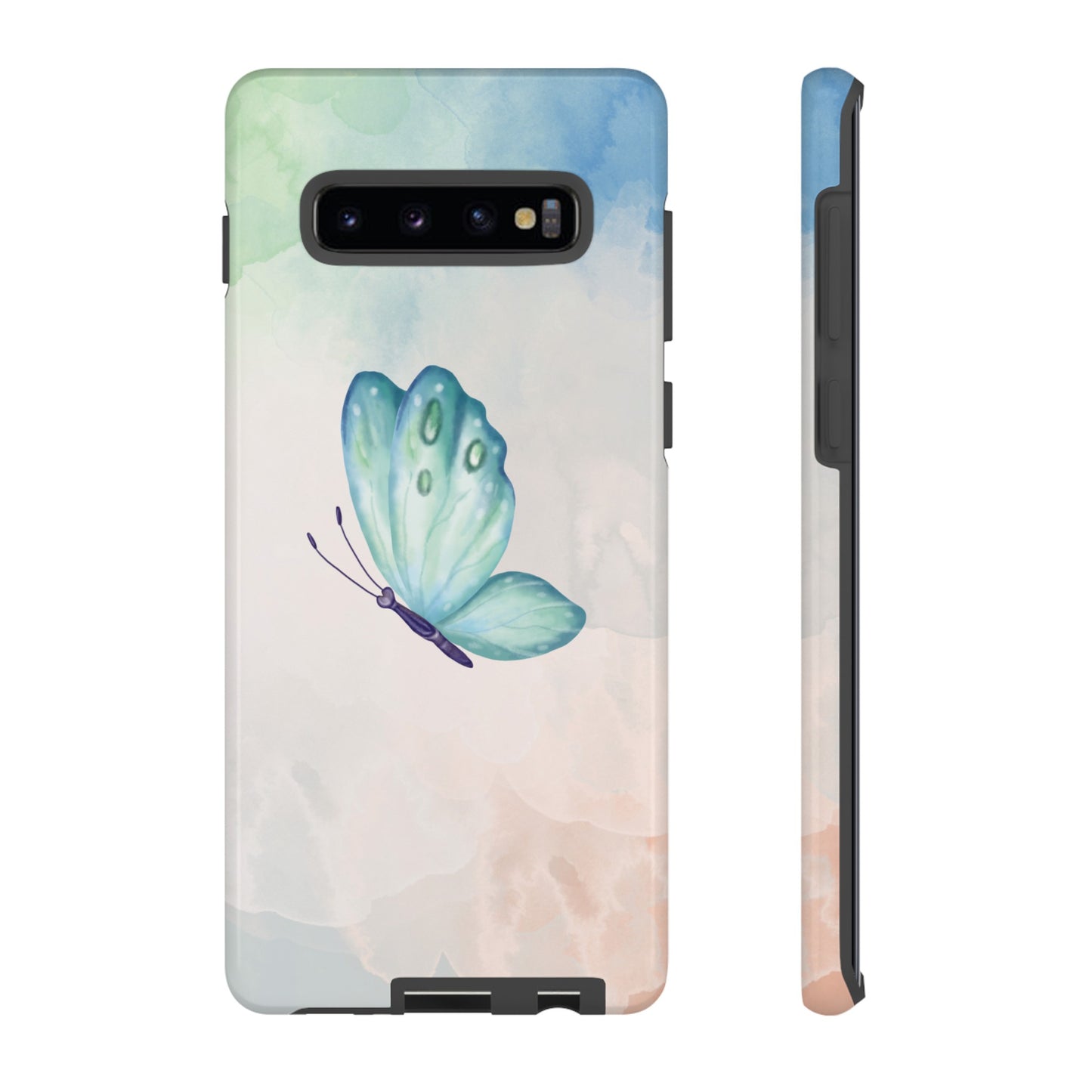 Blue Butterfly Wallpaper Phone Case  | iPhone 15 Plus/ Pro, 14, 13, 12| Google Pixel 7, Pro, 5| Samsung Galaxy S23 All Major Phone Models