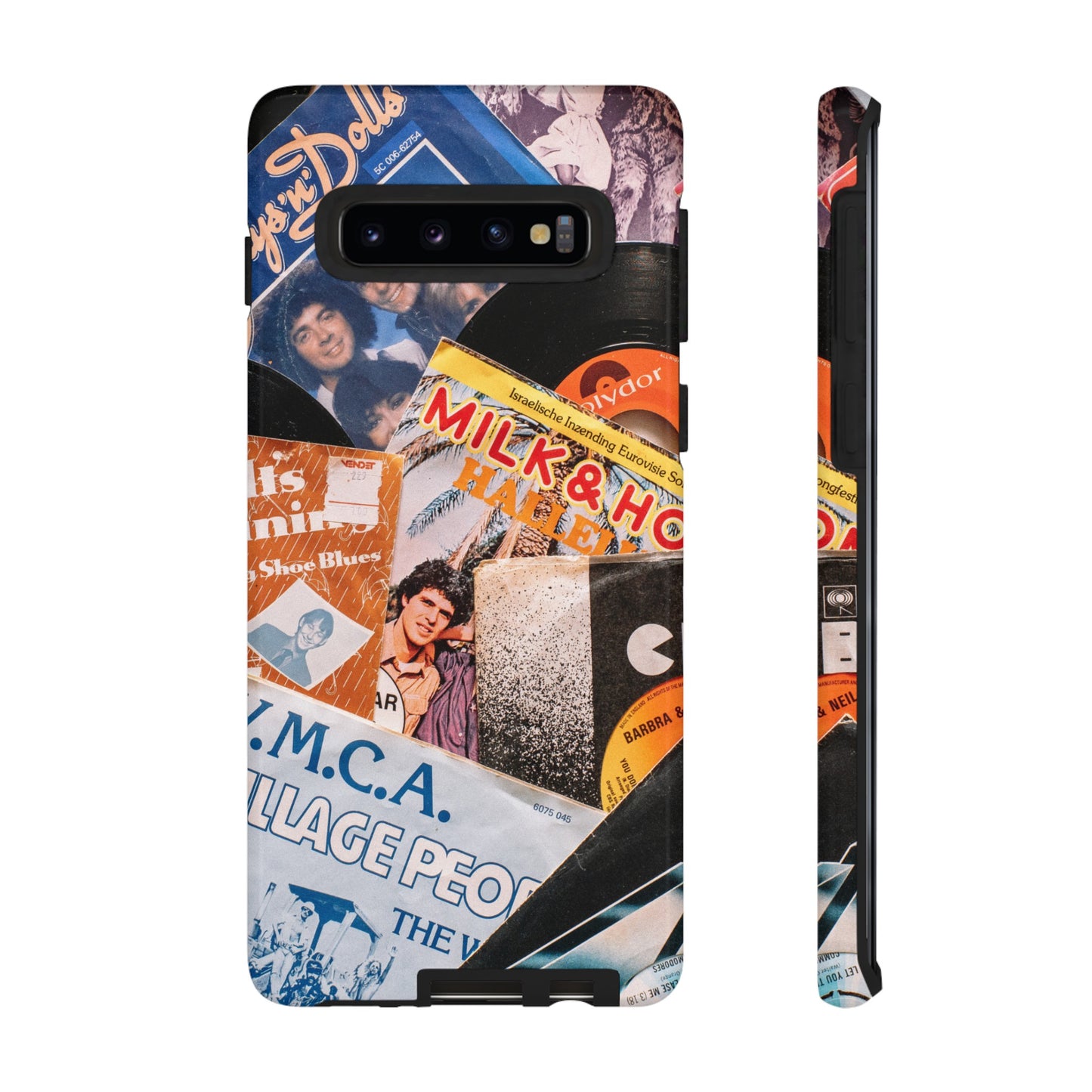 Retro Vinyl Wallpaper Phone Case | iPhone 15 Plus/ Pro, 14, 13, 12| Google Pixel 7, Pro, 5| Samsung Galaxy S23 All Major Phone Models