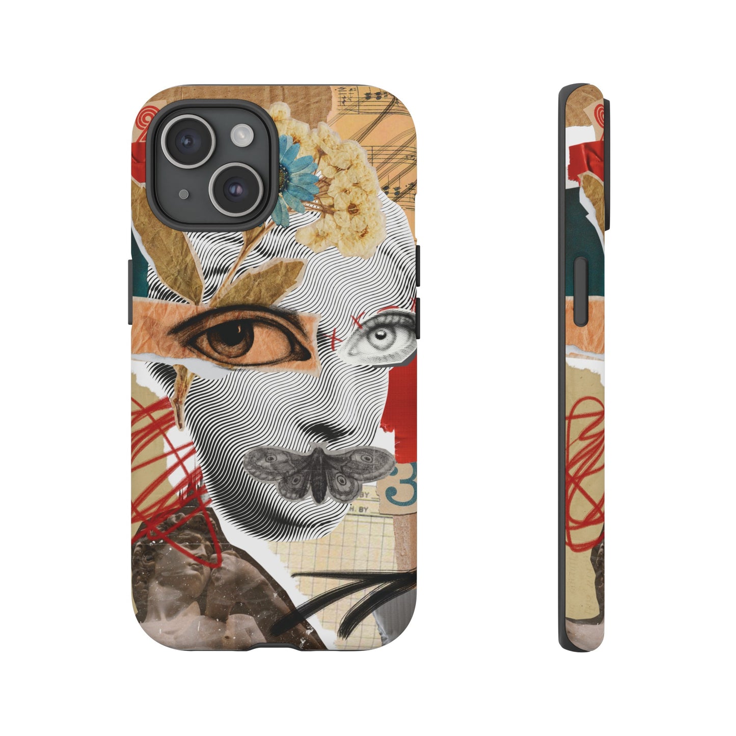 Woman Collage Wallpaper Phone Case | iPhone 15 Plus/ Pro, 14, 13, 12| Google Pixel 7, Pro, 5| Samsung Galaxy S23 All Major Phone Models