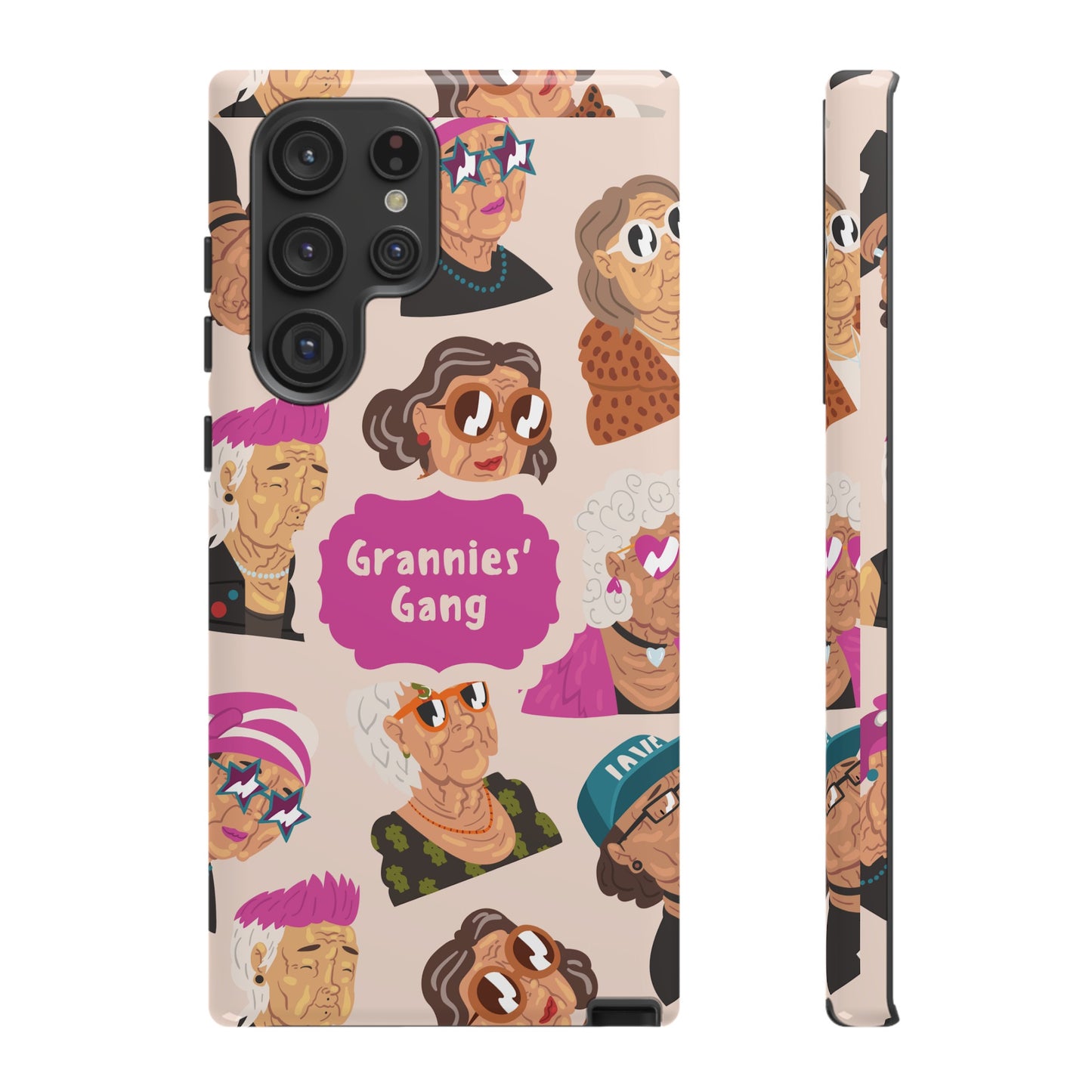 Grannies' Gang Wallpaper Phone Case | iPhone 15 Plus/ Pro, 14, 13, 12| Google Pixel 7, Pro, 5| Samsung Galaxy S23 All Major Phone Models