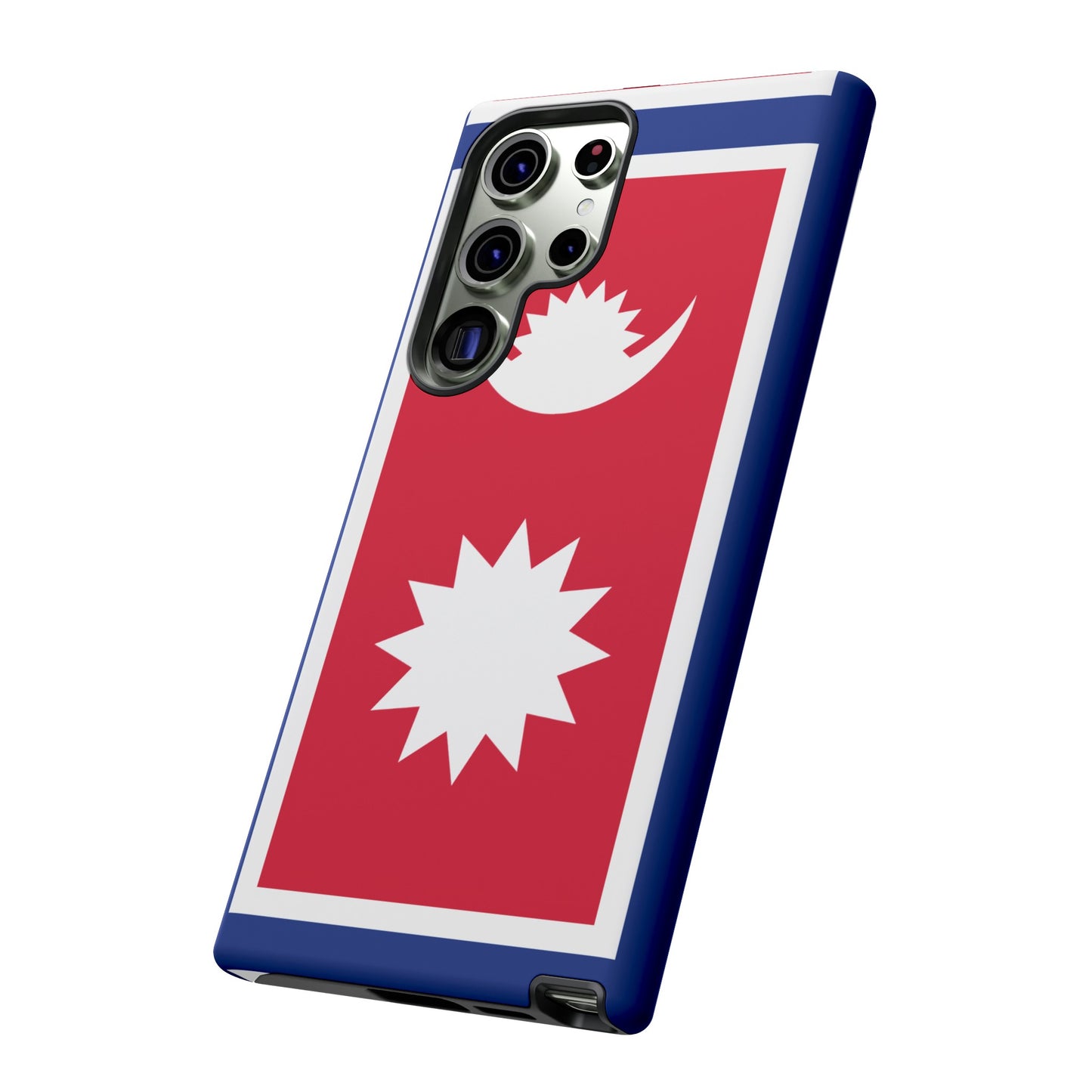 Nepal Flag Phone Case | iPhone 15 Plus/ Pro, 14, 13, 12| Google Pixel 7, Pro, 5| Samsung Galaxy S23 All Major Phone Models