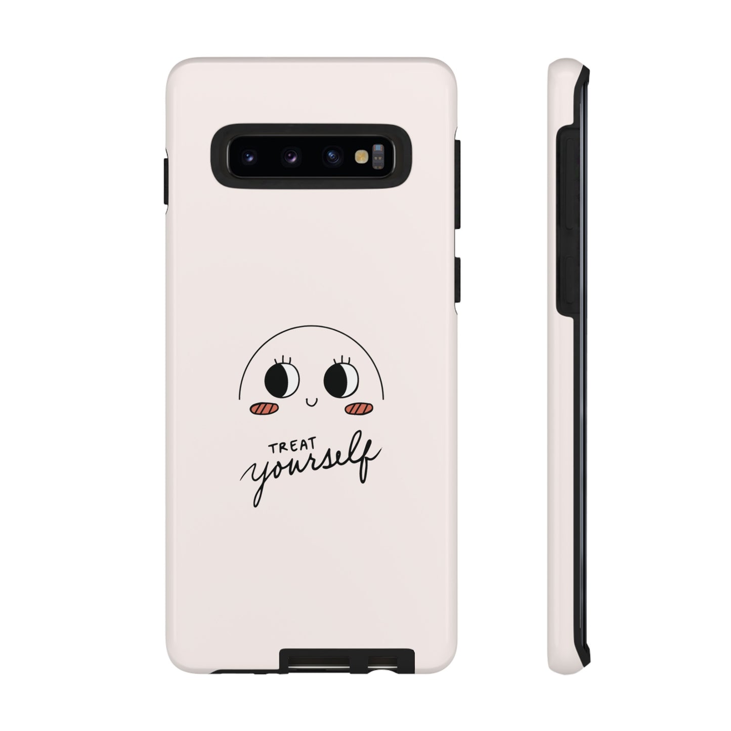 Treat Yourself Wallpaper Phone Case | iPhone 15 Plus/ Pro, 14, 13, 12| Google Pixel 7, Pro, 5| Samsung Galaxy S23 All Major Phone Models