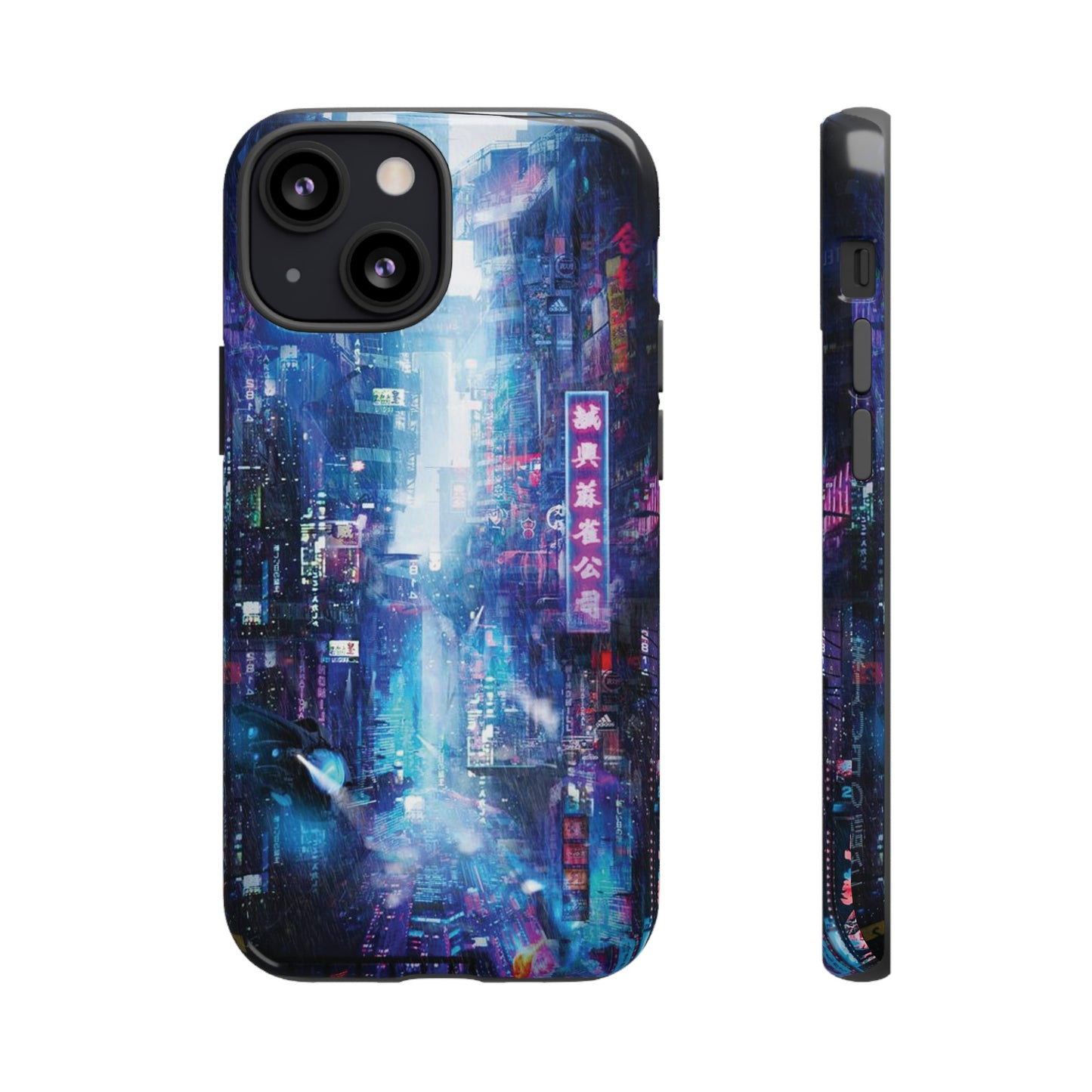 Night Life Futuristic City Wallpaper Phone Case | iPhone 15 Plus/ Pro, 14, 13, 12| Google Pixel 7, Pro, 5| Samsung Galaxy S23 All Major Phone Models