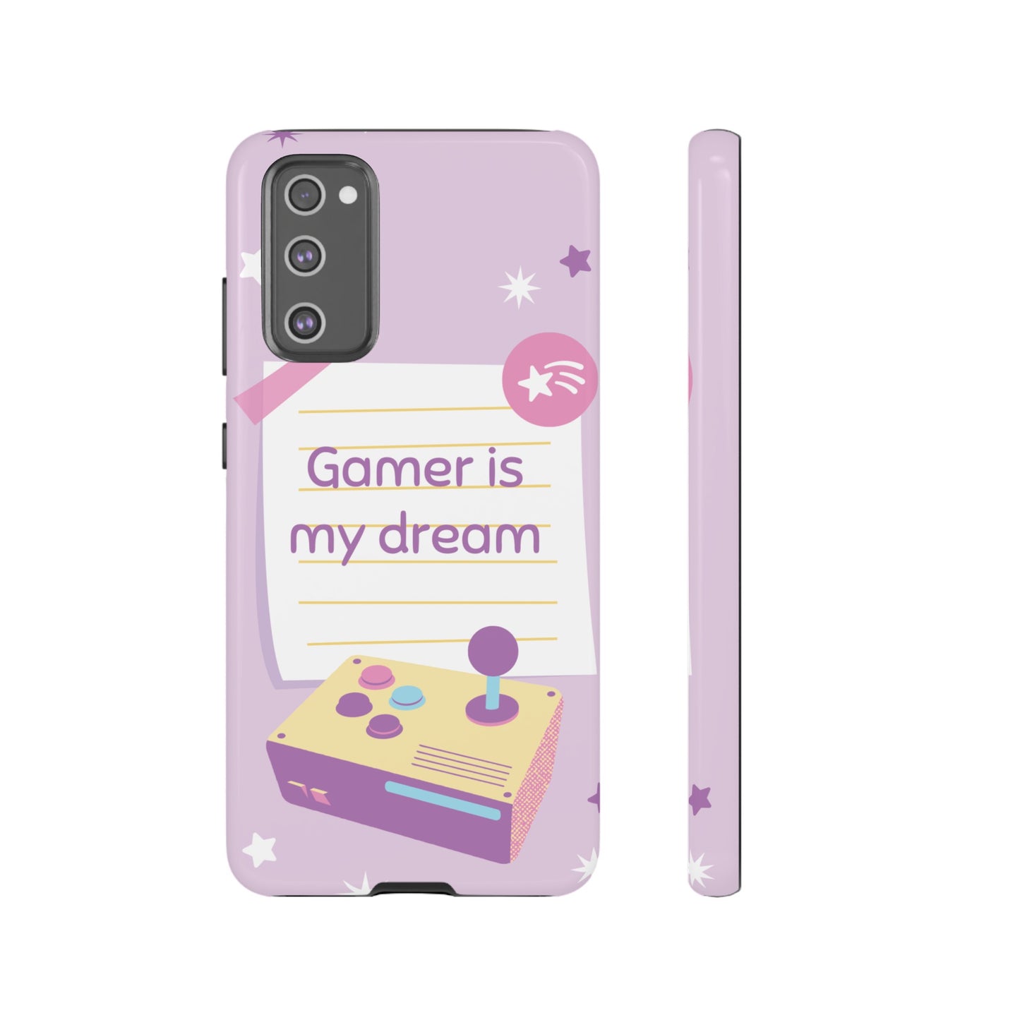 Gamer Is My Dream Job Wallpaper Phone Case | iPhone 15 Plus/ Pro, 14, 13, 12| Google Pixel 7, Pro, 5| Samsung Galaxy S23 All Major Phone Models