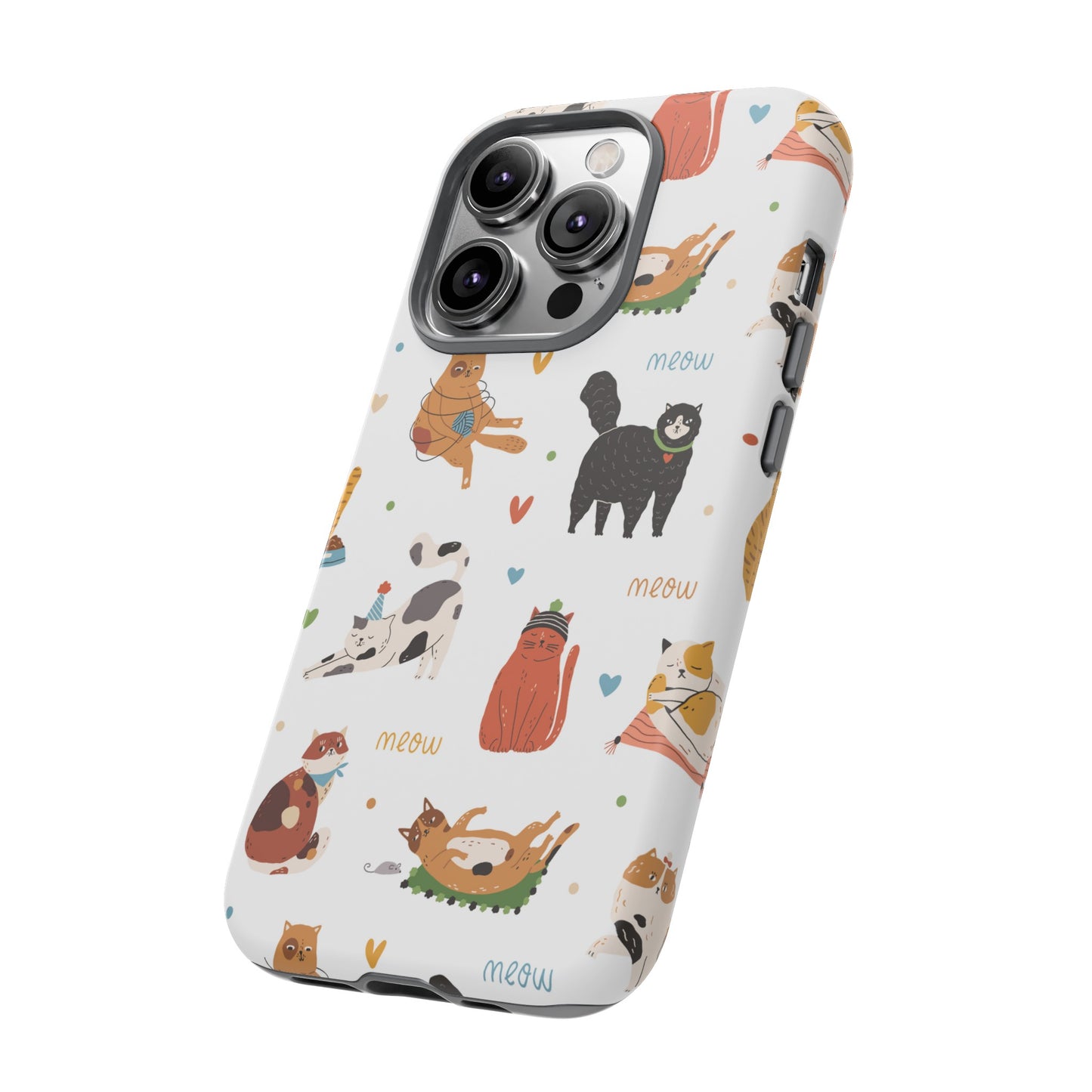 Collage of Cats Wallpaper Phone Case | iPhone 15 Plus/ Pro, 14, 13, 12| Google Pixel 7, Pro, 5| Samsung Galaxy S23 All Major Phone Models