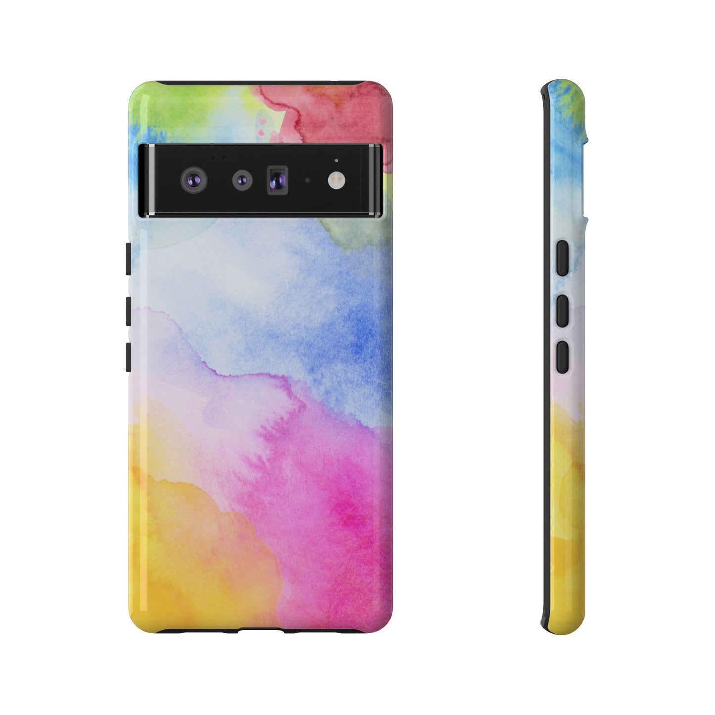 Watercolour Rainbow Phone Case | iPhone 15 Plus/ Pro, 14, 13, 12| Google Pixel 7, Pro, 5| Samsung Galaxy S23 All Major Phone Models