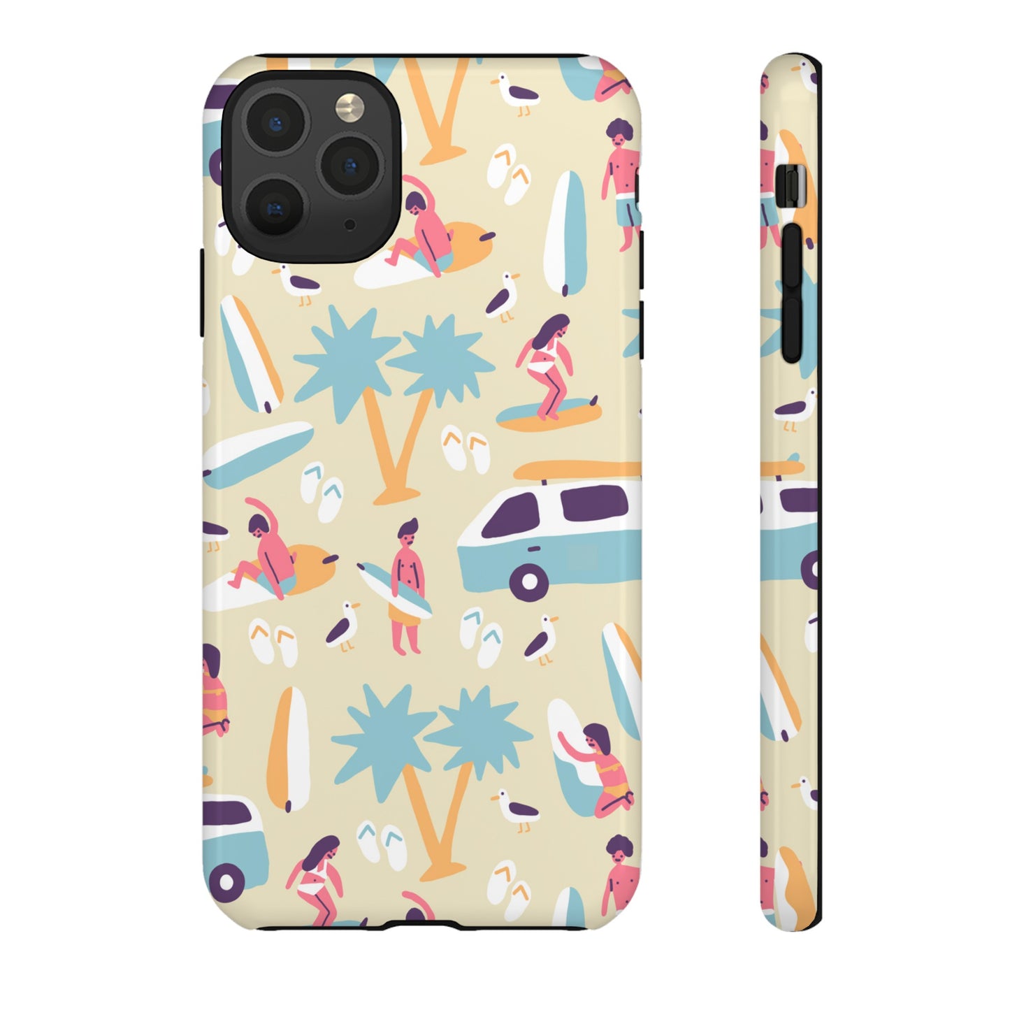 Surfers Wallpaper Phone Case | iPhone 15 Plus/ Pro, 14, 13, 12| Google Pixel 7, Pro, 5| Samsung Galaxy S23 All Major Phone Models