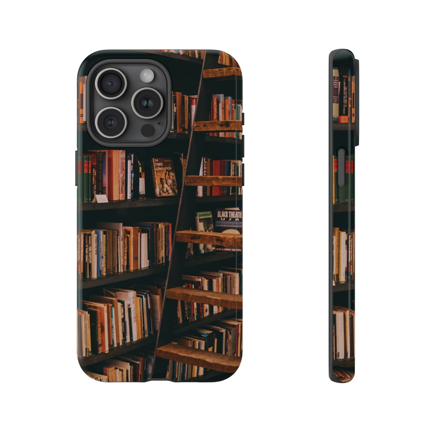 Bookcase Wallpaper Phone Case | iPhone 15 Plus/ Pro, 14, 13, 12| Google Pixel 7, Pro, 5| Samsung Galaxy S23 All Major Phone Models