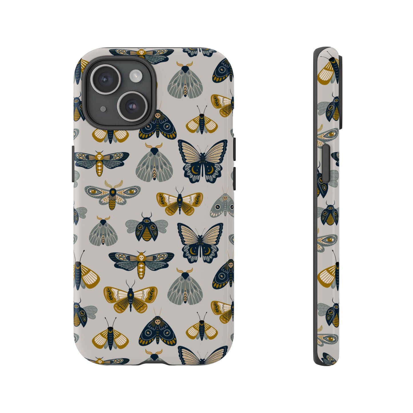 Butterfly and Moth Wallpaper Phone Case | iPhone 15 Plus/ Pro, 14, 13, 12| Google Pixel 7, Pro, 5| Samsung Galaxy S23 All Major Phone Models