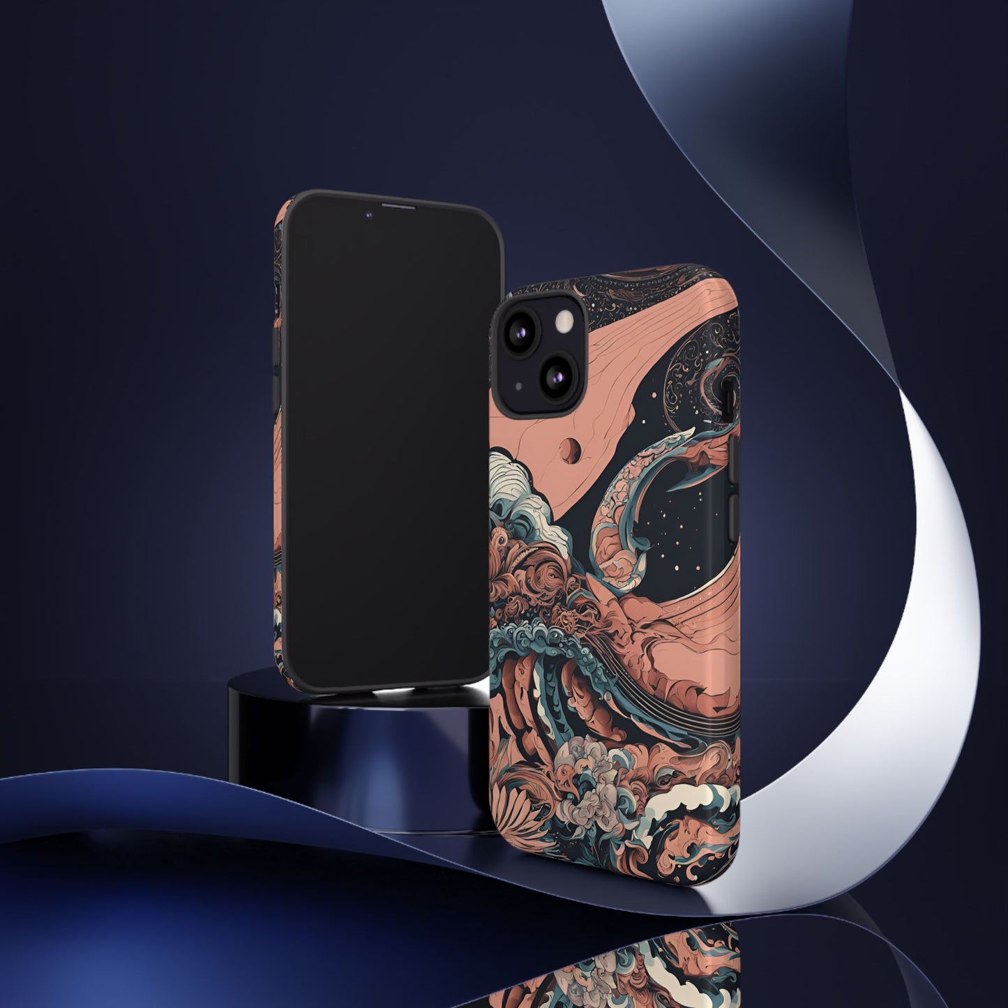 Abstract Landscape Phone Case| iPhone 15 Plus/ Pro, 14, 13, 12| Google Pixel 7, Pro, 5| Samsung Galaxy S23 All Major Phone Models