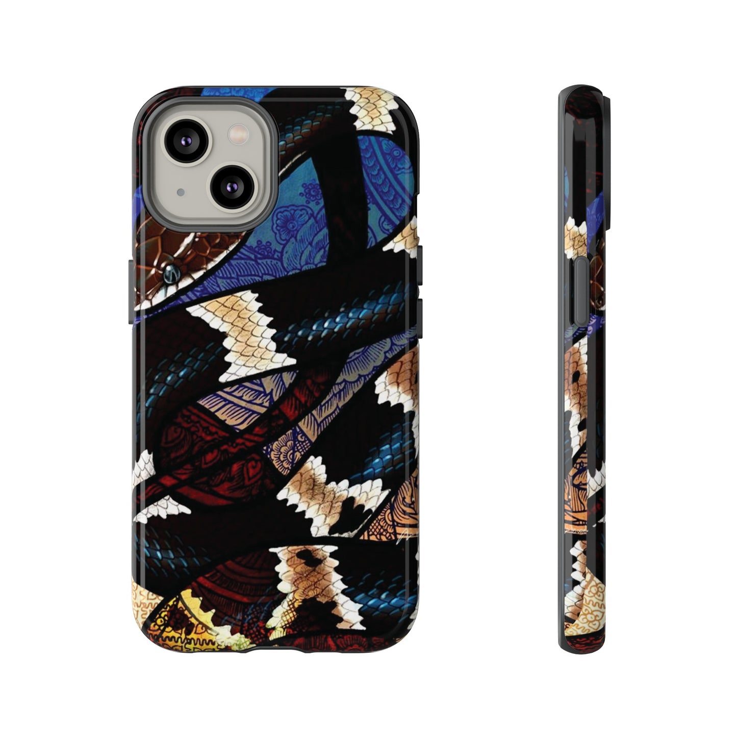 Snake Wallpaper Phone Case | iPhone 15 Plus/ Pro, 14, 13, 12| Google Pixel 7, Pro, 5| Samsung Galaxy S23 All Major Phone Models