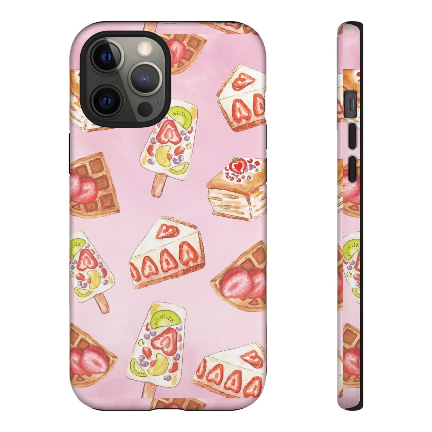 Assorted Dessert Wallpaper Phone Case | iPhone 15 Plus/ Pro, 14, 13, 12| Google Pixel 7, Pro, 5| Samsung Galaxy S23 All Major Phone Models