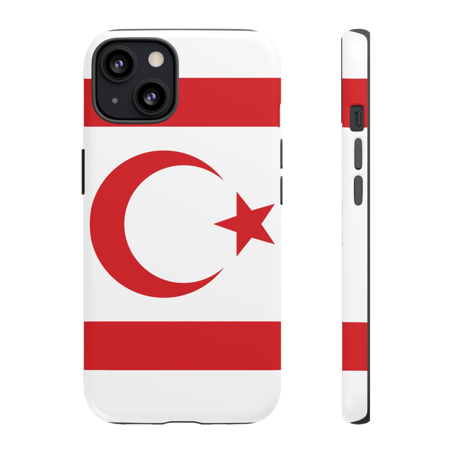 Northern Cyprus Flag Phone Case | iPhone 15 Plus/ Pro, 14, 13, 12| Google Pixel 7, Pro, 5| Samsung Galaxy S23 All Major Phone Models