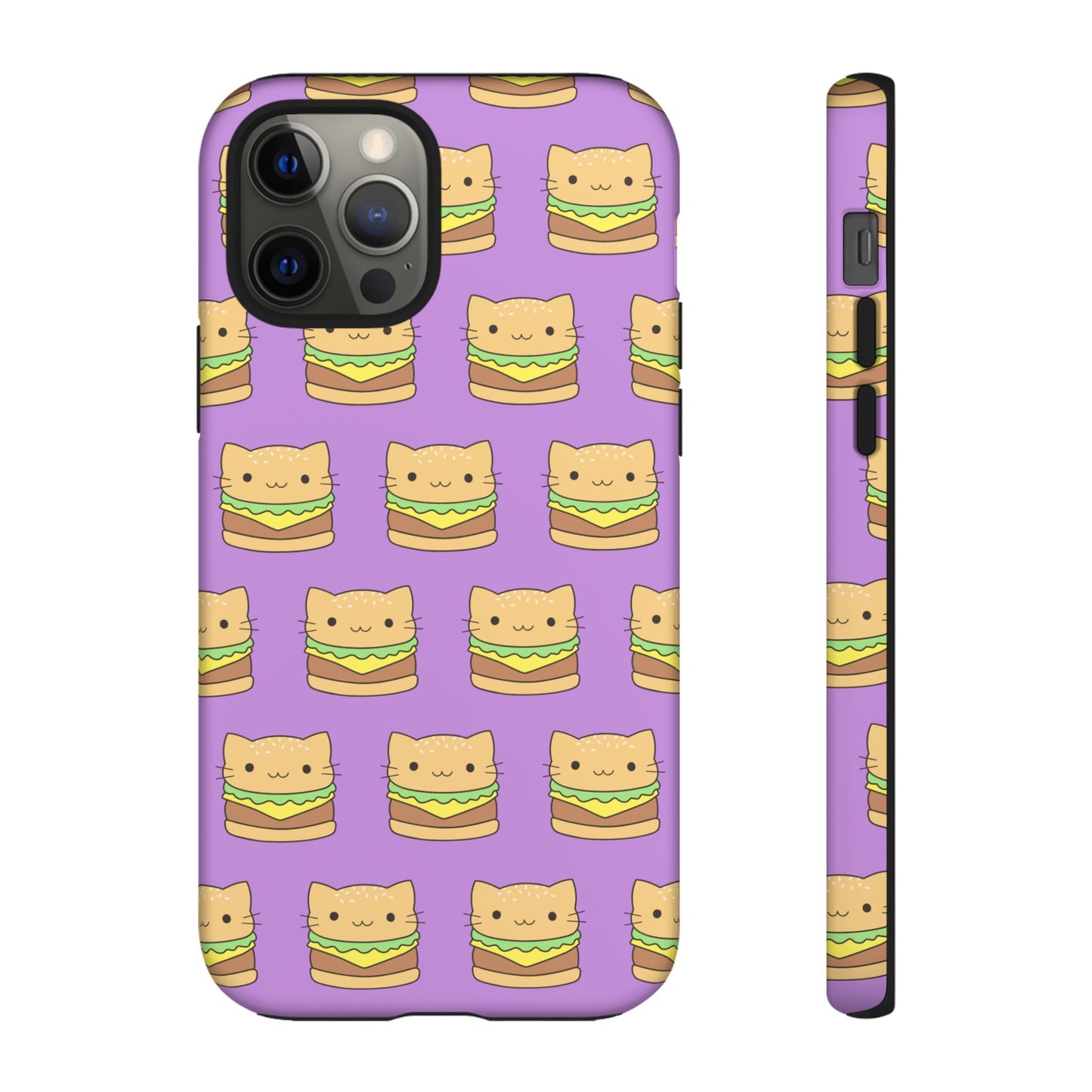 Cat Burger Phone Case | iPhone 15 Plus/ Pro, 14, 13, 12| Google Pixel 7, Pro, 5| Samsung Galaxy S23 All Major Phone Models