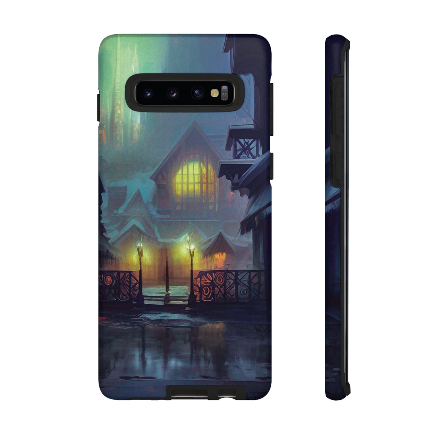 Cottage at Night Wallpaper Phone Case | iPhone 15 Plus/ Pro, 14, 13, 12| Google Pixel 7, Pro, 5| Samsung Galaxy S23 All Major Phone Models