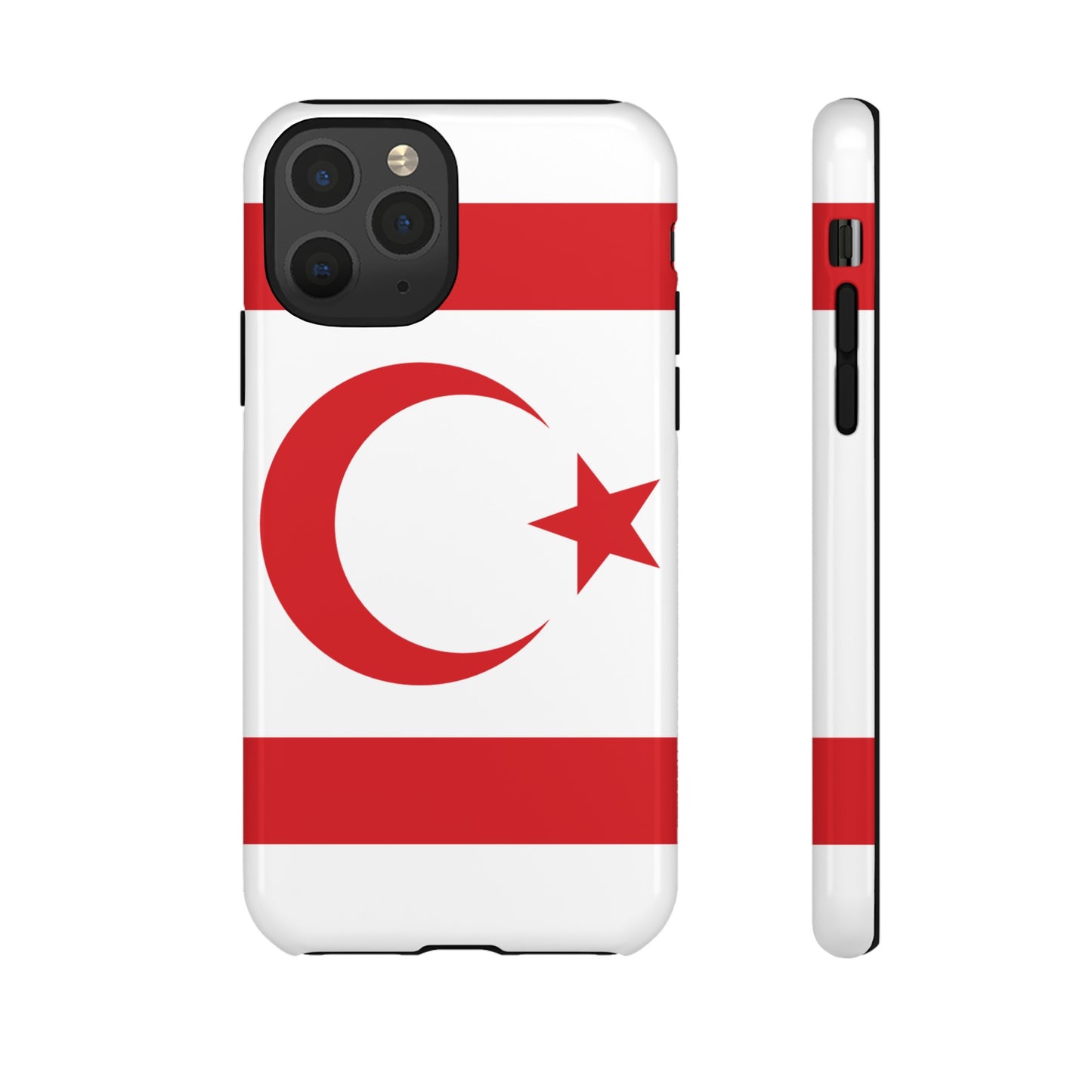 Northern Cyprus Flag Phone Case | iPhone 15 Plus/ Pro, 14, 13, 12| Google Pixel 7, Pro, 5| Samsung Galaxy S23 All Major Phone Models