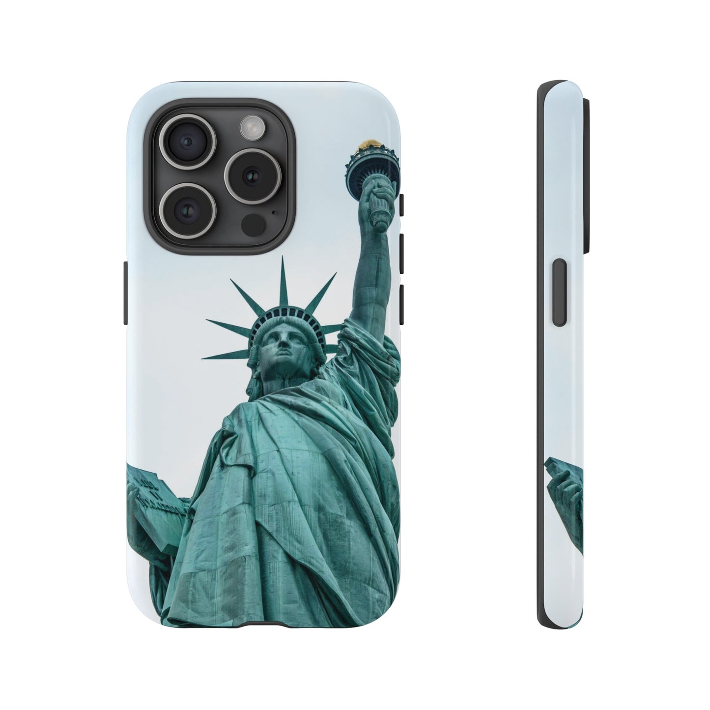 Statue of Liberty Wallpaper Phone Case | iPhone 15 Plus/ Pro, 14, 13, 12| Google Pixel 7, Pro, 5| Samsung Galaxy S23 All Major Phone Models