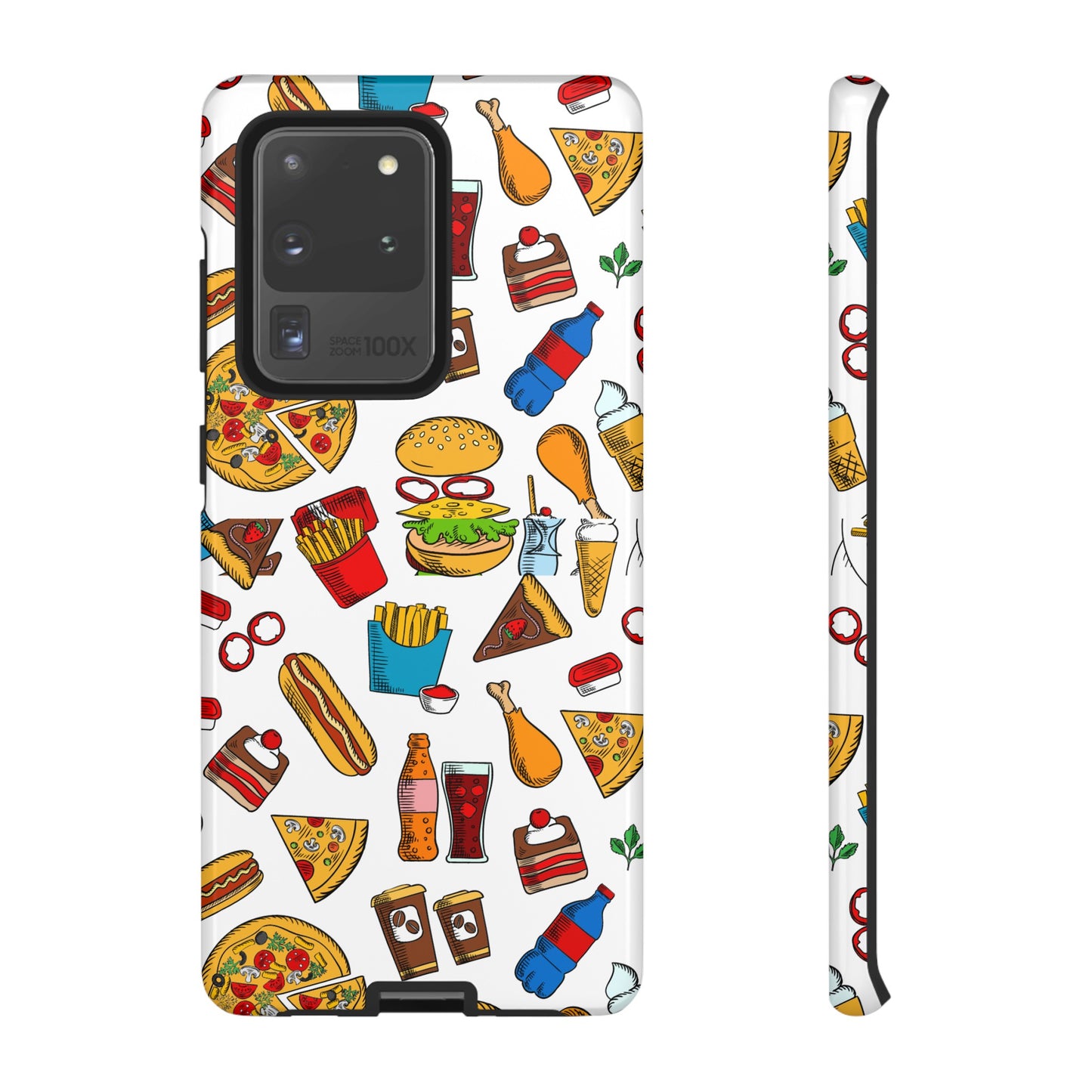 Fast Food Wallpaper Phone Case | iPhone 15 Plus/ Pro, 14, 13, 12| Google Pixel 7, Pro, 5| Samsung Galaxy S23 All Major Phone Models