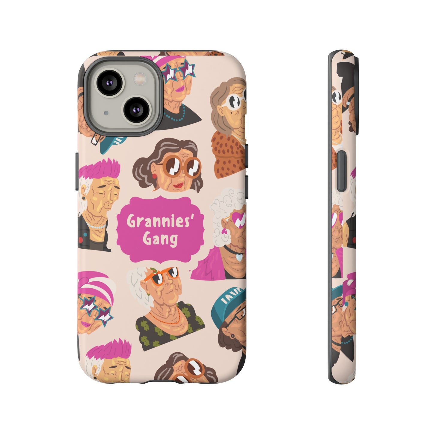 Grannies' Gang Wallpaper Phone Case | iPhone 15 Plus/ Pro, 14, 13, 12| Google Pixel 7, Pro, 5| Samsung Galaxy S23 All Major Phone Models