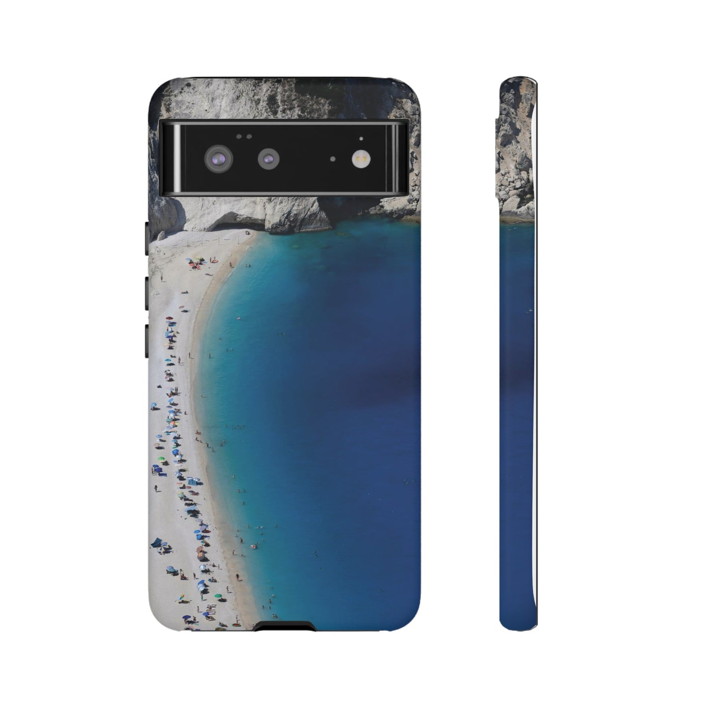 Blue Beach Wallpaper Phone Case | iPhone 15 Plus/ Pro, 14, 13, 12| Google Pixel 7, Pro, 5| Samsung Galaxy S23 All Major Phone Models