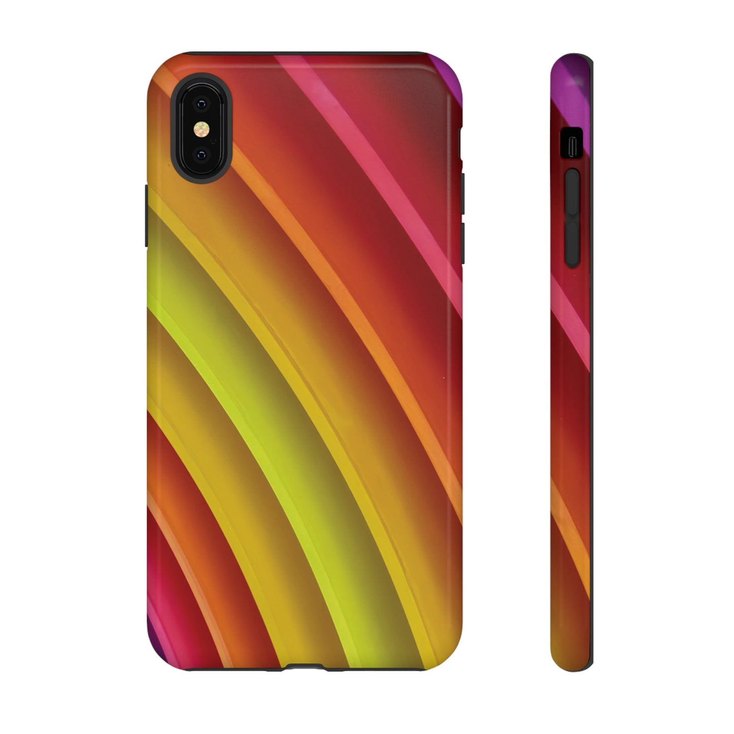 Curved Colourful Wallpaper Phone Case | iPhone 15 Plus/ Pro, 14, 13, 12| Google Pixel 7, Pro, 5| Samsung Galaxy S23 All Major Phone Models