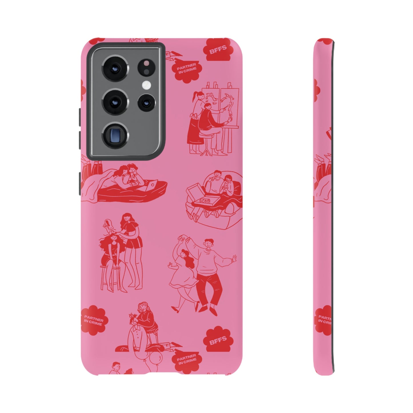 Pink Valentine's Day Wallpaper Phone Case | iPhone 15 Plus/ Pro, 14, 13, 12| Google Pixel 7, Pro, 5| Samsung Galaxy S23 All Major Phone Models