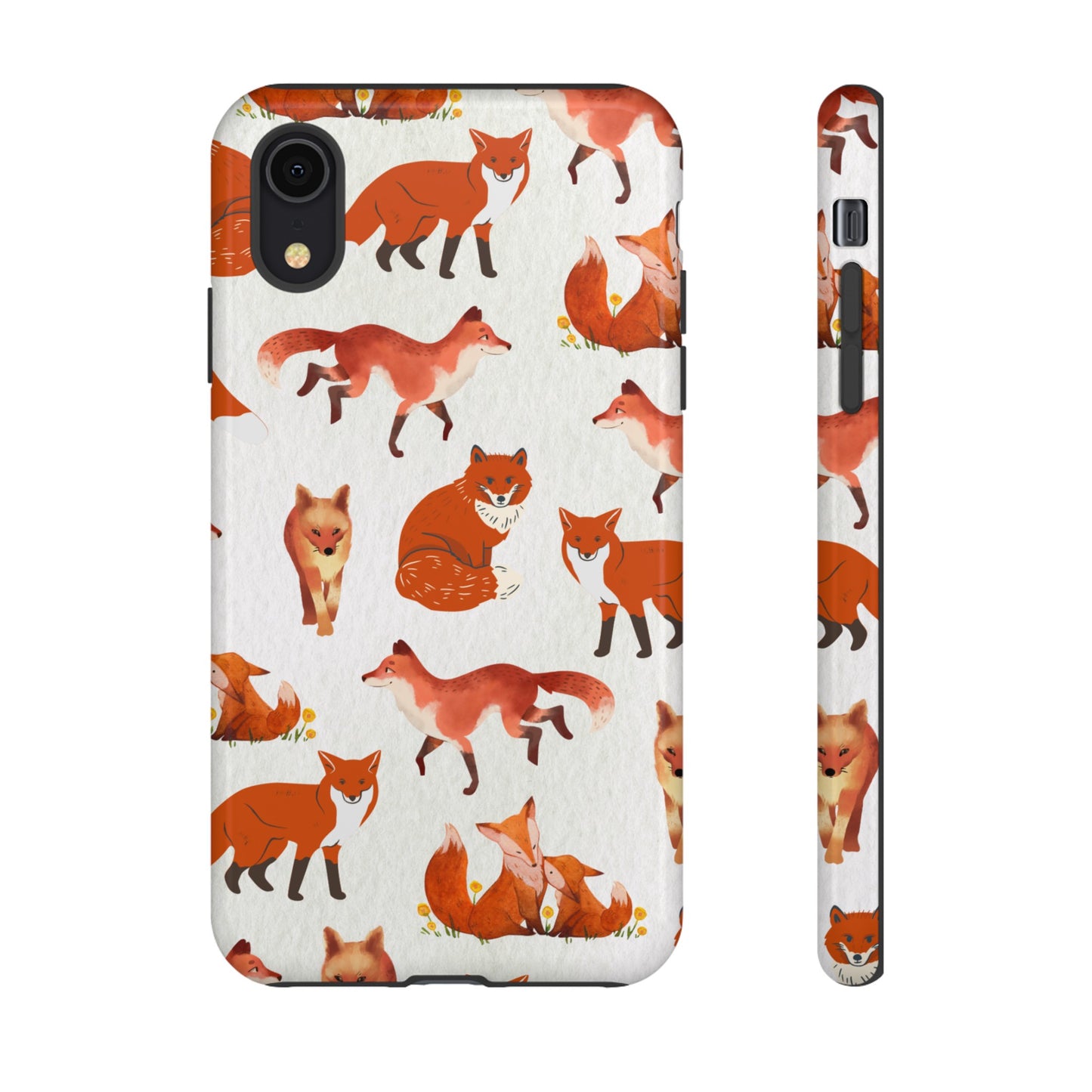 Foxes Wallpaper Phone Case | iPhone 15 Plus/ Pro, 14, 13, 12| Google Pixel 7, Pro, 5| Samsung Galaxy S23 All Major Phone Models