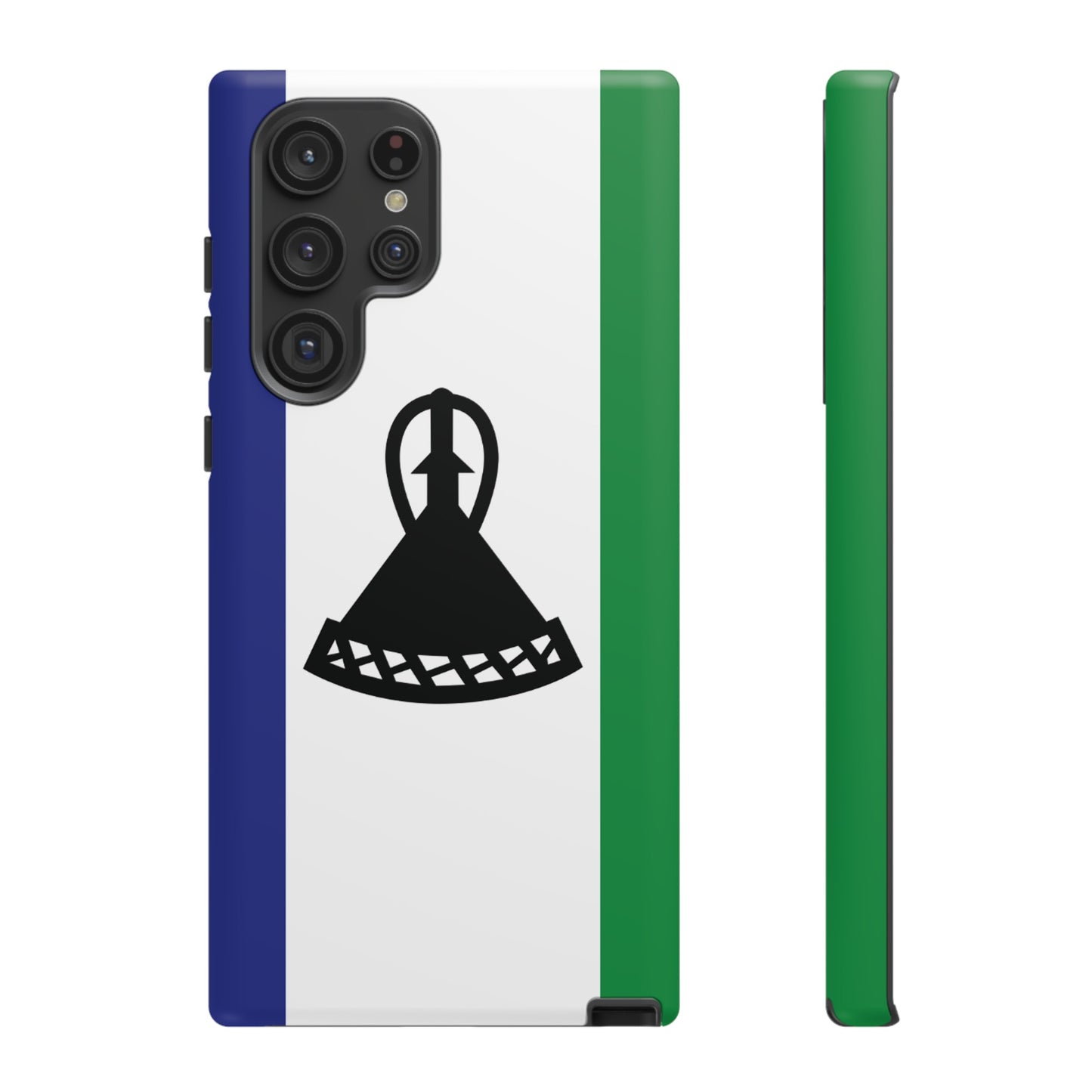 Lesotho Flag Phone Case | iPhone 15 Plus/ Pro, 14, 13, 12| Google Pixel 7, Pro, 5| Samsung Galaxy S23 All Major Phone Models