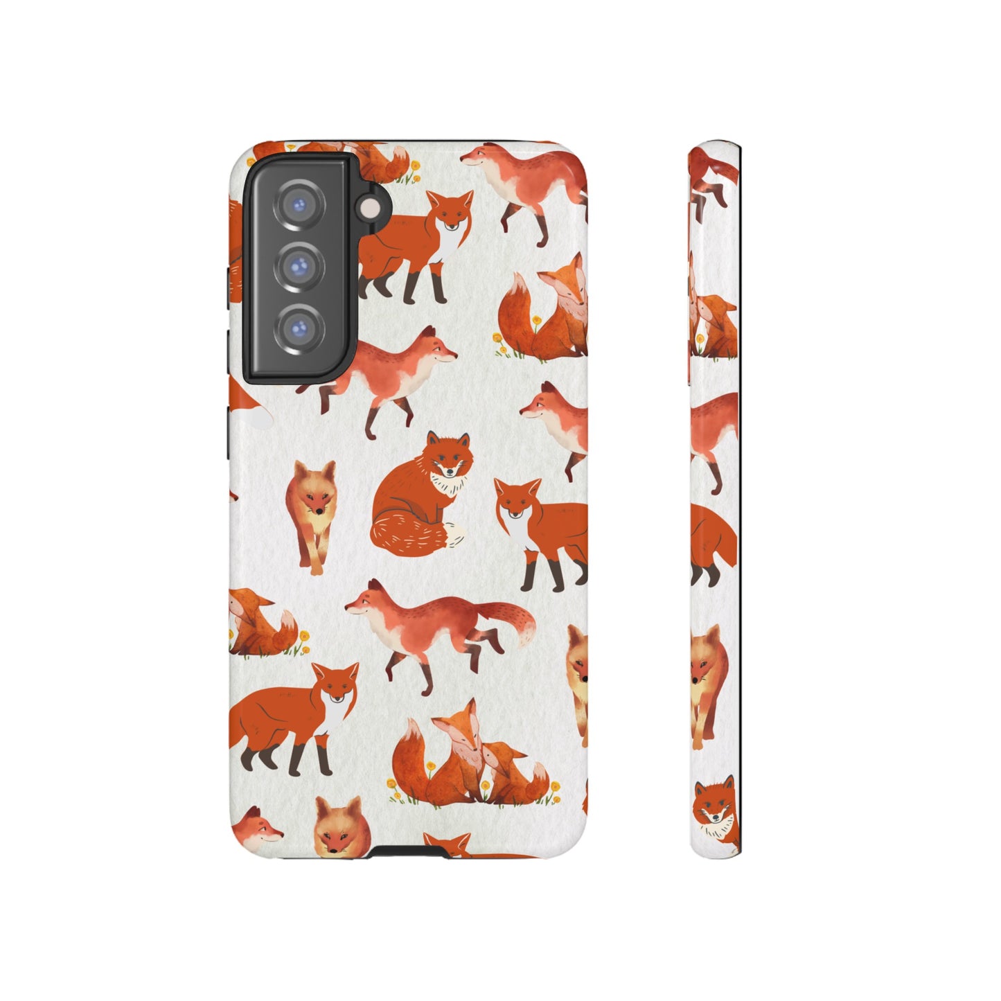 Foxes Wallpaper Phone Case | iPhone 15 Plus/ Pro, 14, 13, 12| Google Pixel 7, Pro, 5| Samsung Galaxy S23 All Major Phone Models