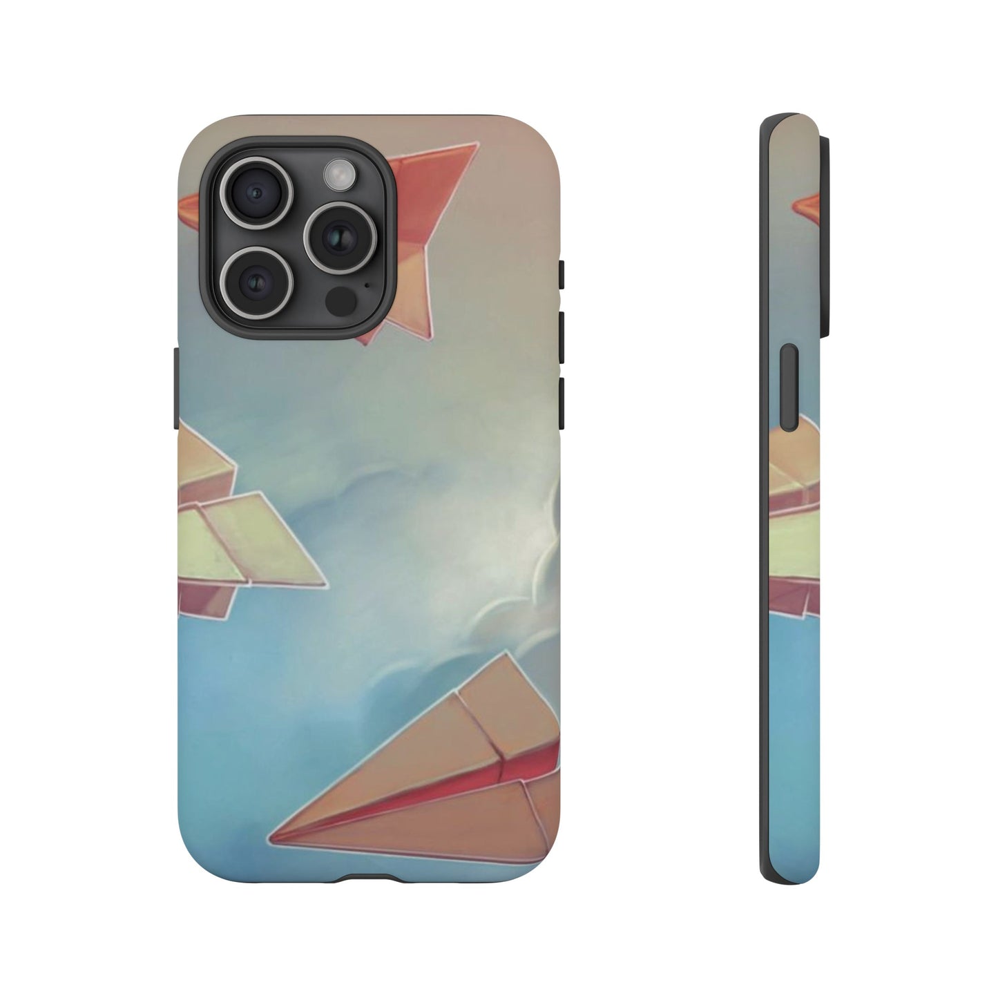 Paper Plane Wallpaper Phone Case | iPhone 15 Plus/ Pro, 14, 13, 12| Google Pixel 7, Pro, 5| Samsung Galaxy S23 All Major Phone Models