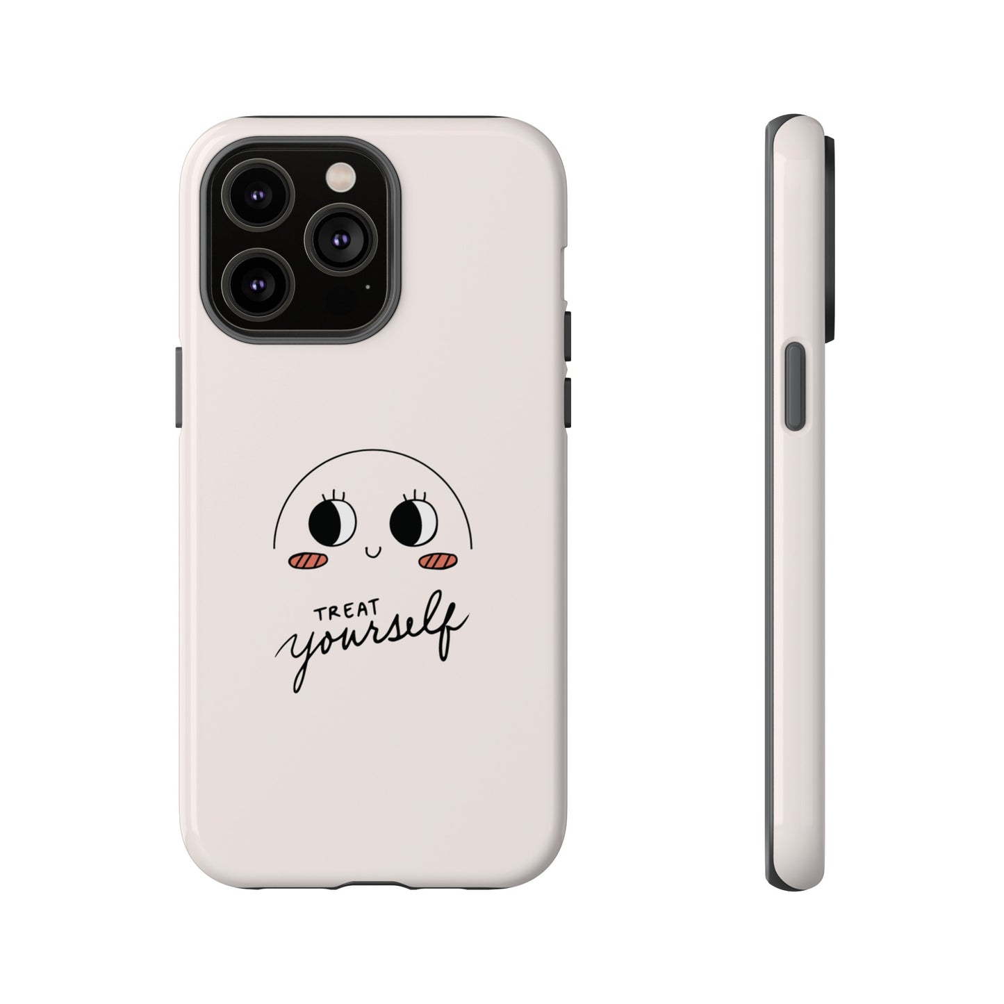 Treat Yourself Wallpaper Phone Case | iPhone 15 Plus/ Pro, 14, 13, 12| Google Pixel 7, Pro, 5| Samsung Galaxy S23 All Major Phone Models